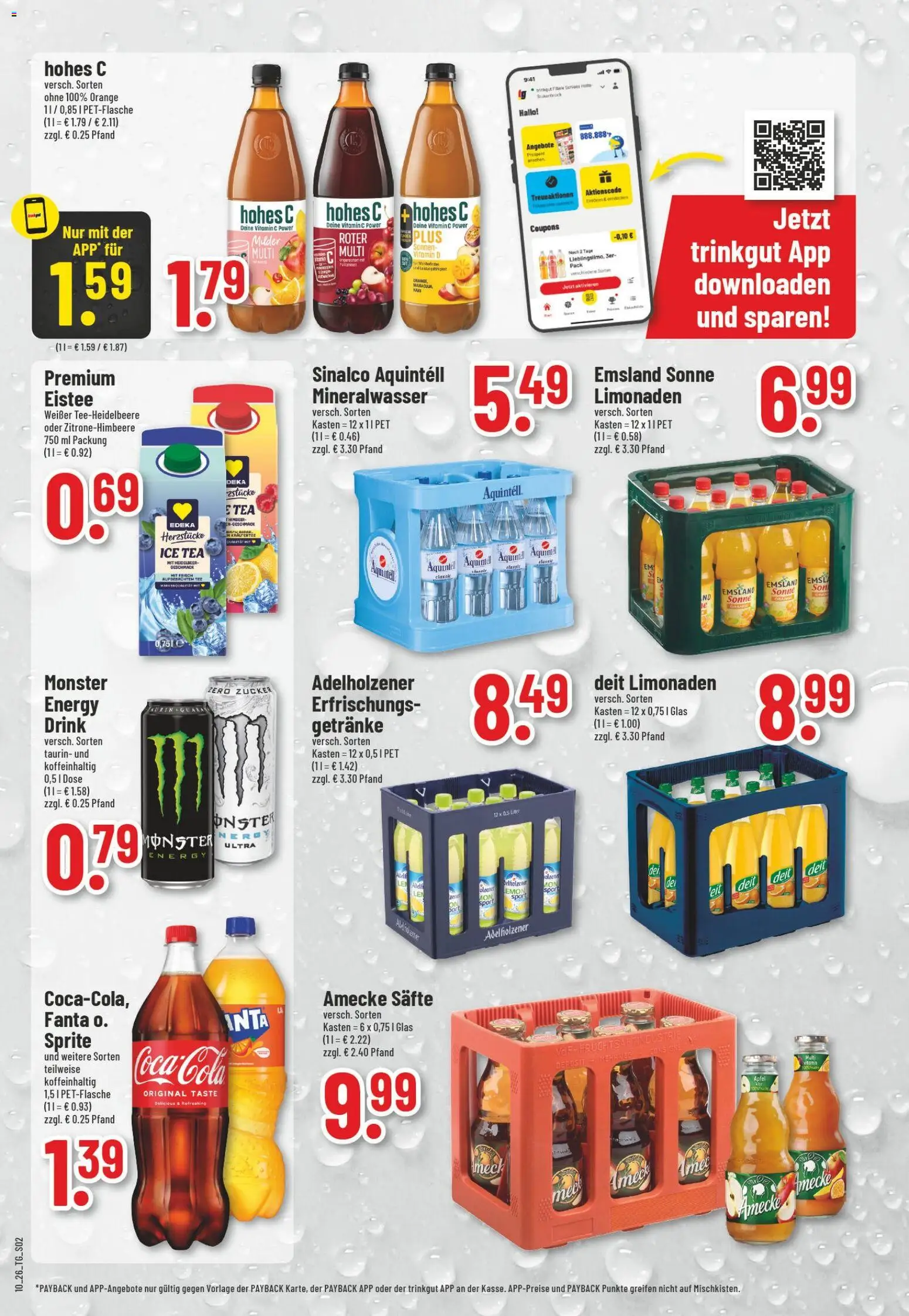 Trinkgut Prospekt 	 – gültig ab 02.03.2026 | Seite: 2 | Produkte: Sinalco, Sprite, Energy, Tee
