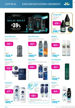 Lilly drogerie katalog - važi od 01.09.2025 | Strana: 35 | Proizvode: Nivea, Gel za tuširanje, Dove, Dezodorans