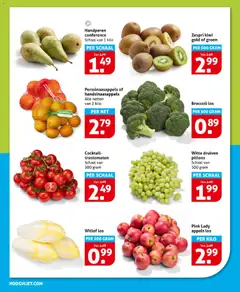 Hoogvliet - Folder - Voorbeeld van een folder van Hoogvliet, geldig van 07.01.2026 | Pagina: 16 | Producten: Broccoli, Appels, Kiwi, Schaal