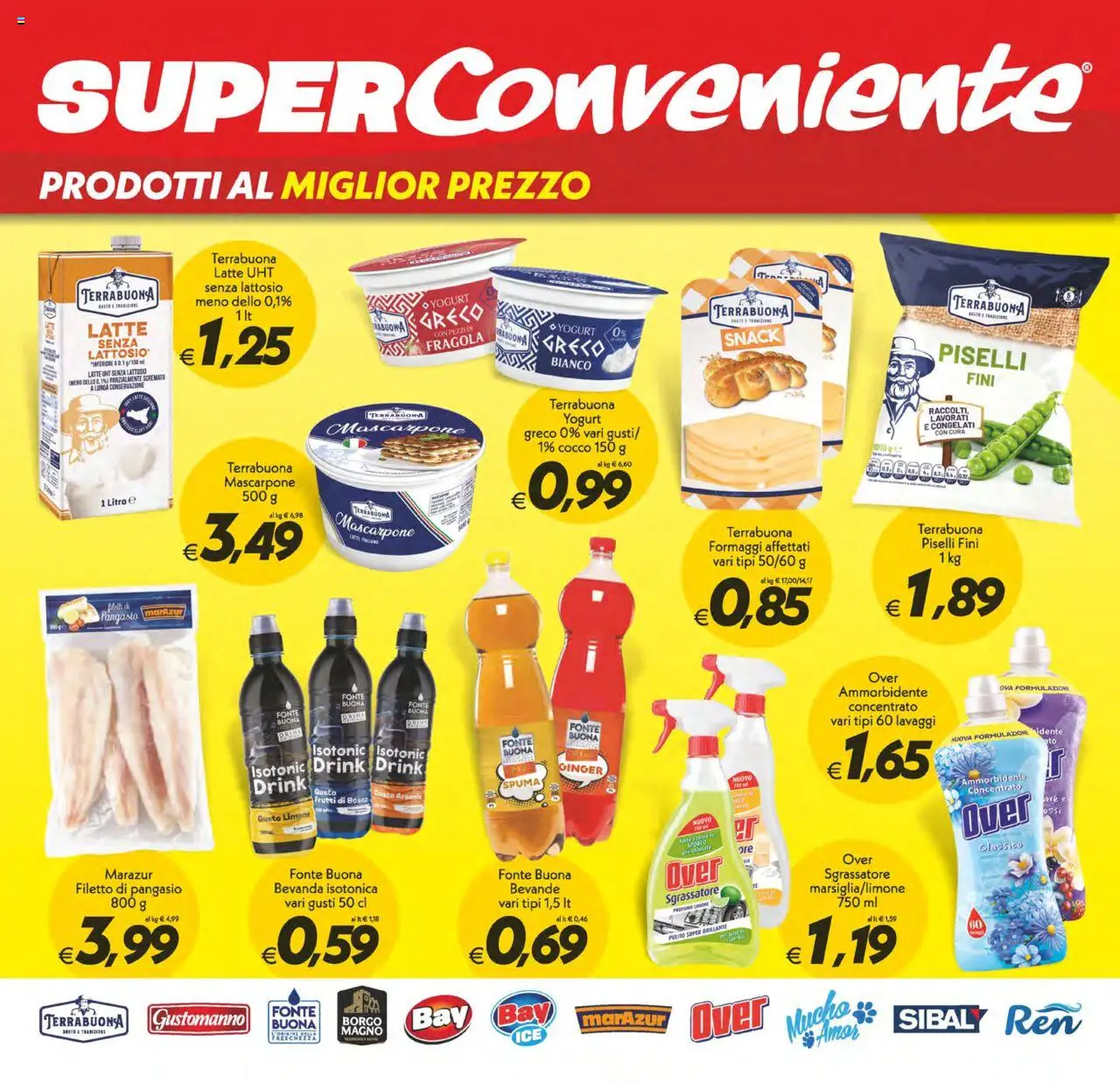 Volantino SuperConveniente del 03.10.2025 | Pagina: 23 | Prodotti: Ammorbidente, Limone, Cocco, Arancia