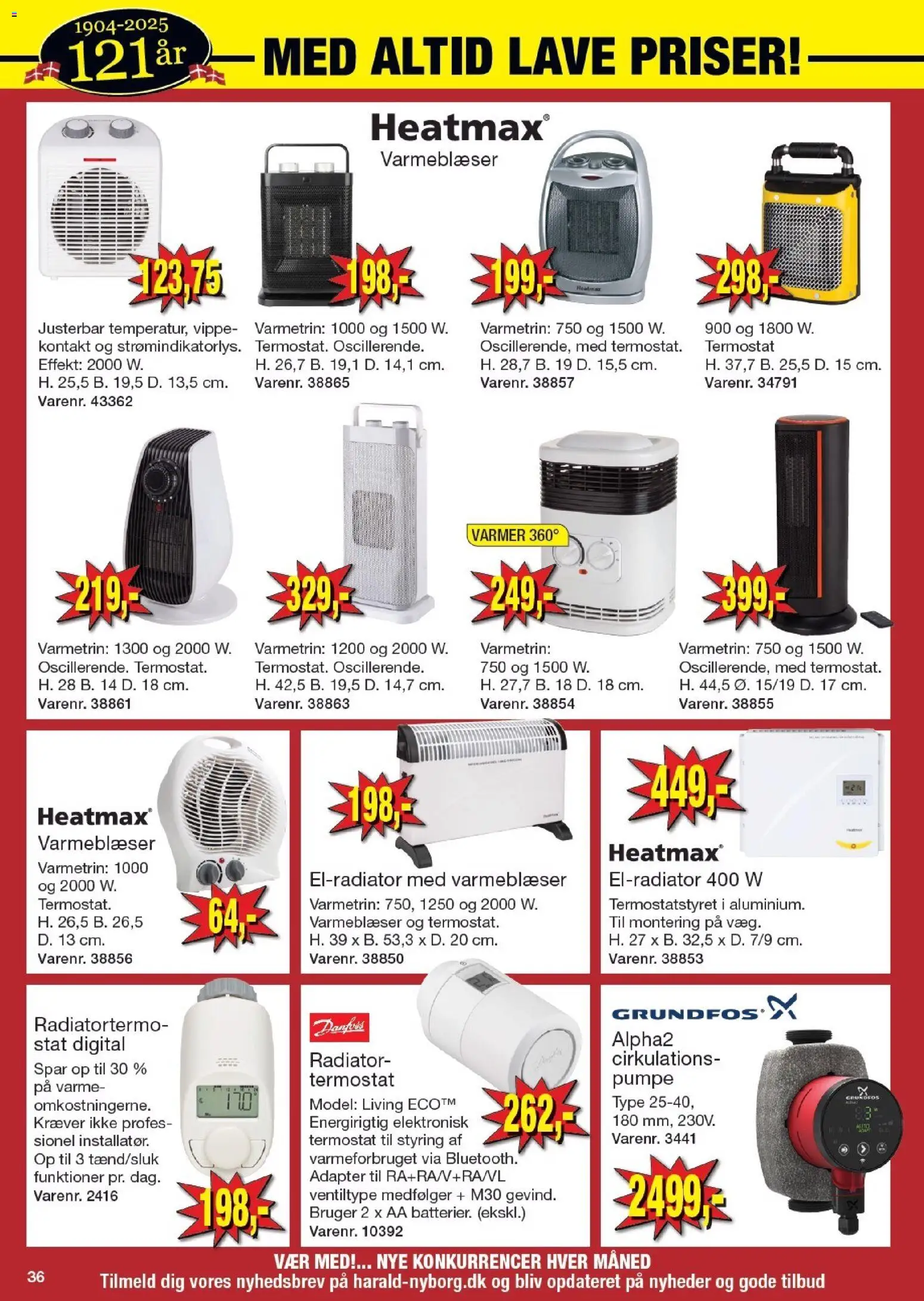 Harald Nyborg tilbudsavis – gyldig fra 13.11.2025 | Side: 38 | Produkter: Radiator