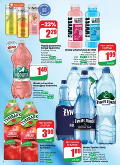Pogląd oferty "Sok jabłkowy Tymbark, 1 l" - ważna od 29.10.2025 | Strona: 2 | Produkty: Woda żywiec, Sok jabłkowy, Sok, Woda
