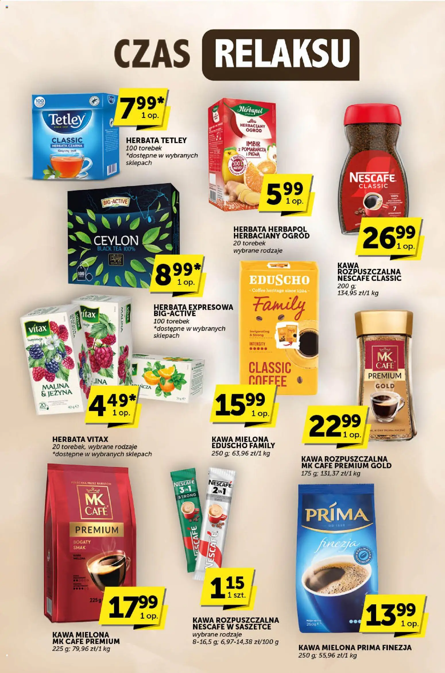 ABC Gazetka - Katalog od 13.11.2025 | Strona: 19 | Produkty: Pigwa, Malina, Kawa rozpuszczalna, Kawa