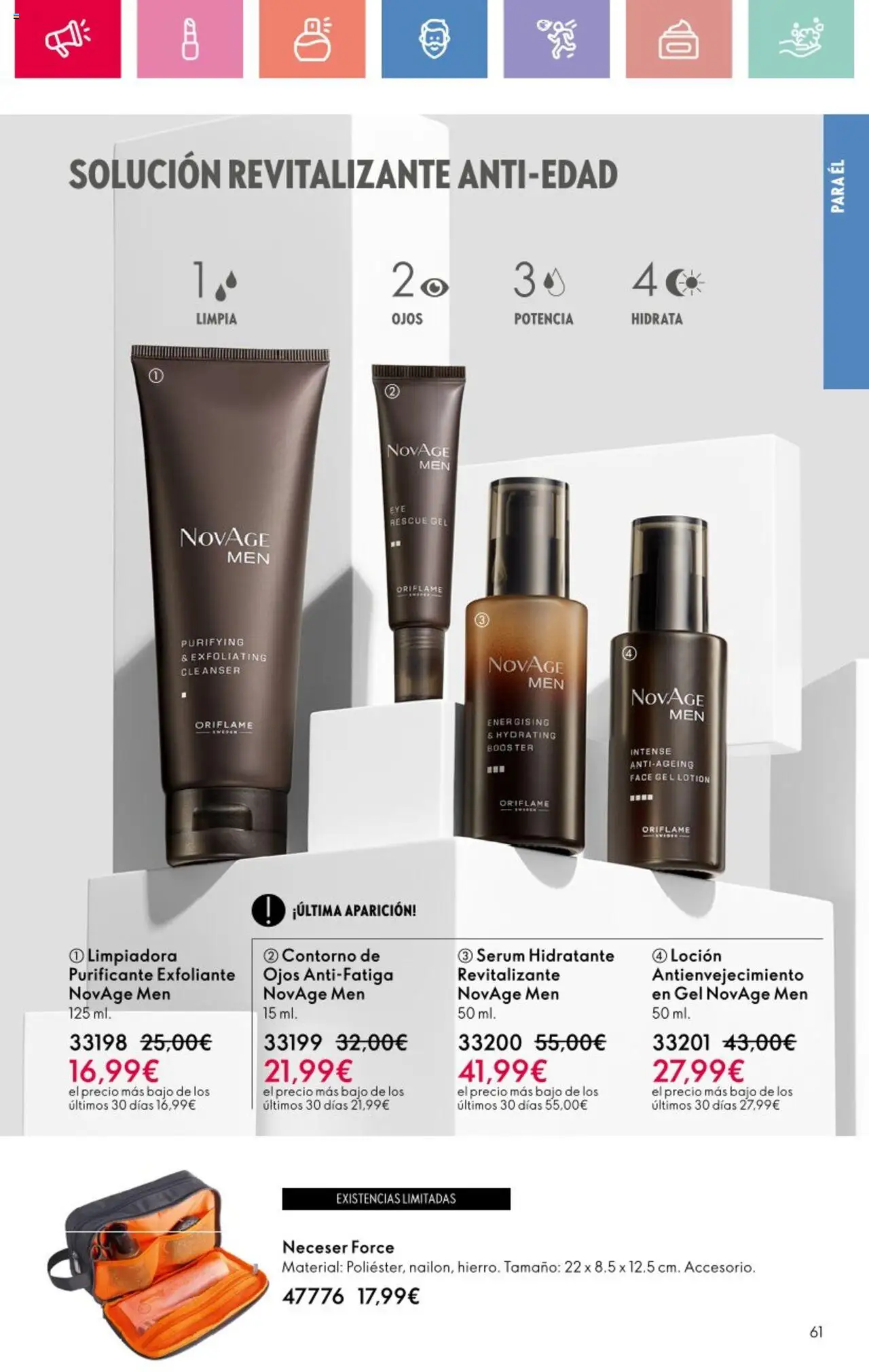 Oriflame - Catálogo Campaña 9 │ válido desde el 22.06.2025 | Página: 61 | Productos: Sérum, Γαύρος, Neceser
