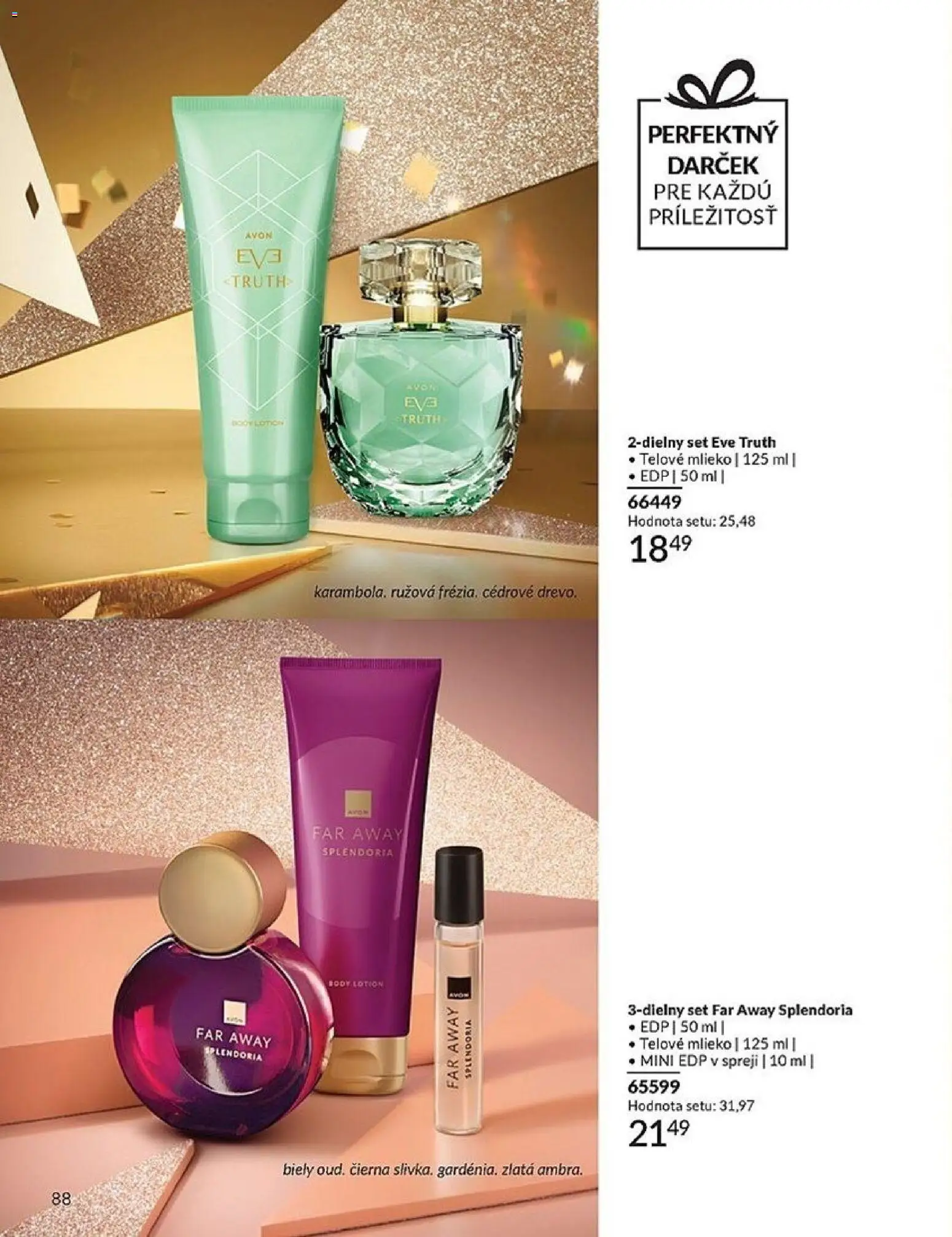 Nové Avon akcie – leták je platný od 01.01.2026 | Strana: 88 | Produkty: Mlieko, Telové mlieko