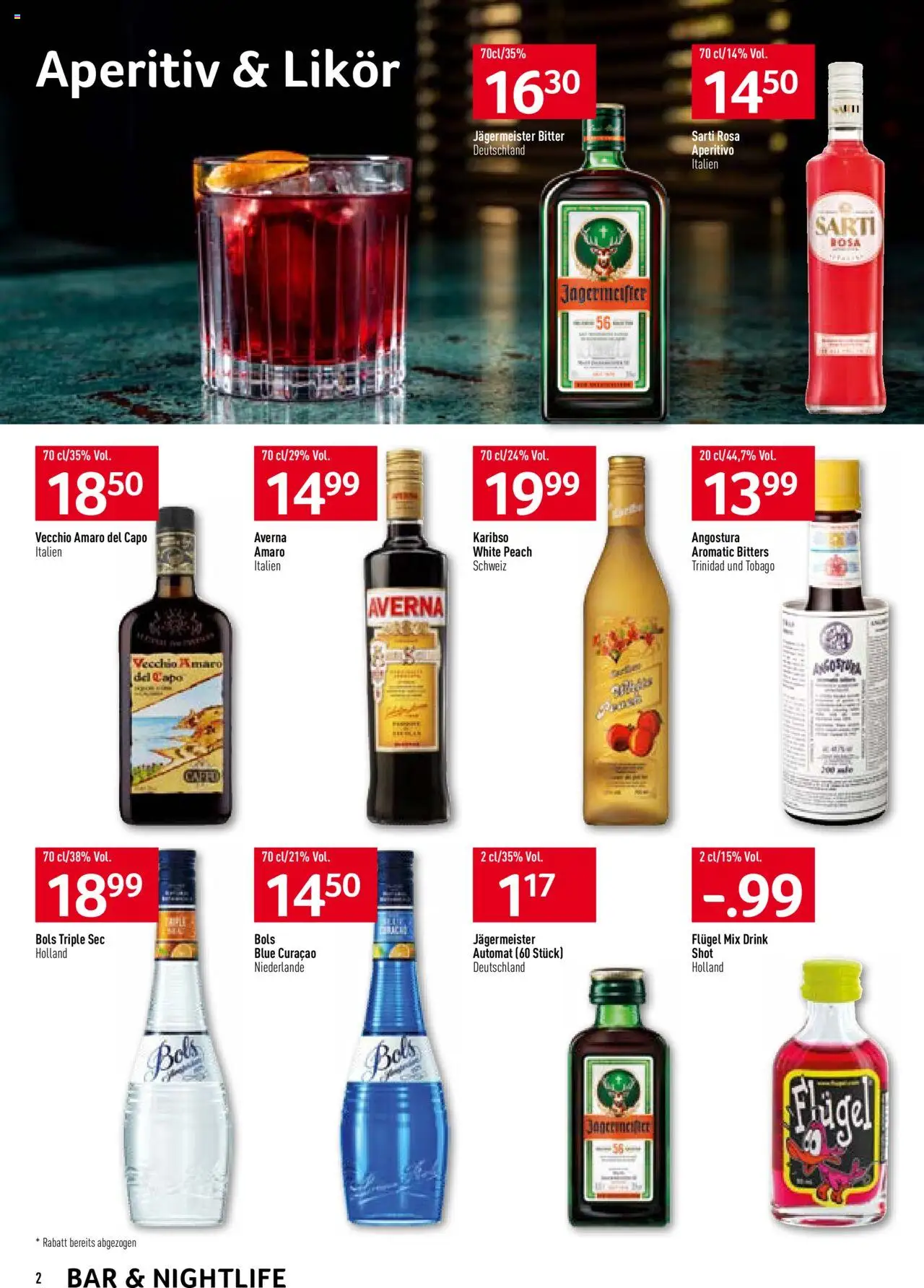Prodega Aktionen Bar & Nightlife – gültig ab 06.10.2025 | Seite: 2 | Produkte: Likör