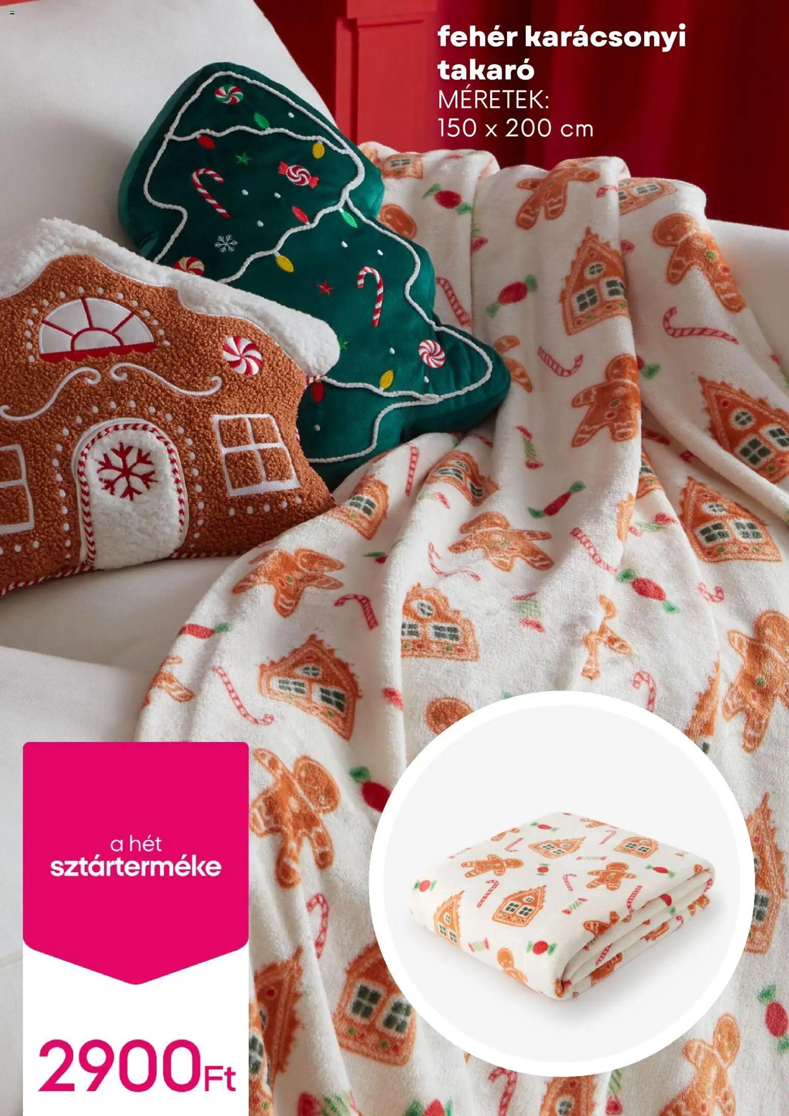 Pepco akciós ujság - amely érvényes a következő dátumtól: 20.11.2025 | Oldal: 4 | Termékek: Takaró