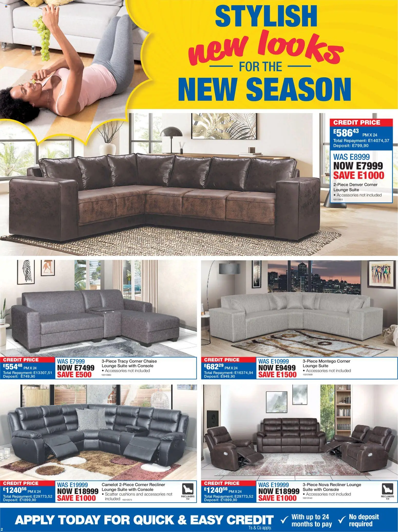 New OK Furniture catalogue – valid from 27.12.2025 | Page: 2 | Products: Lounge suite, Chaise