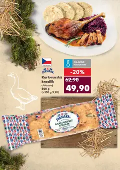 Náhled letáku Karlovarský knedlík, chlazený 500 g od 05.11.2025 | Strana: 18 | Produkty: Karlovarský knedlík, Potraviny