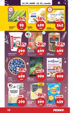 LAY'S CHIPS, sós, tejfölös-snidlinges 60 g, 7317 Ft/kg - amely érvényes a következő dátumtól: 27.12.2025 | Oldal: 19