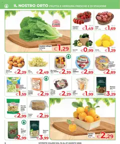 Volantino Eurospar del 16.08.2025 | Pagina: 6 | Prodotti: Pollo, Olive, Mandorle, Macedonia