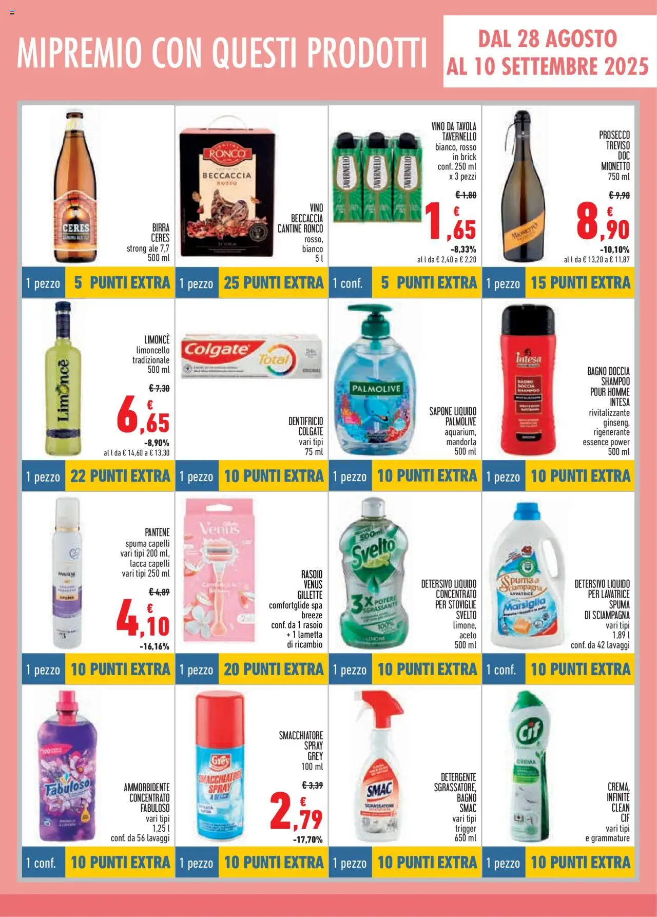 Volantino Conad del 14.08.2025 | Pagina: 11 | Prodotti: Dentifricio, Ammorbidente, Detergente, Ceres