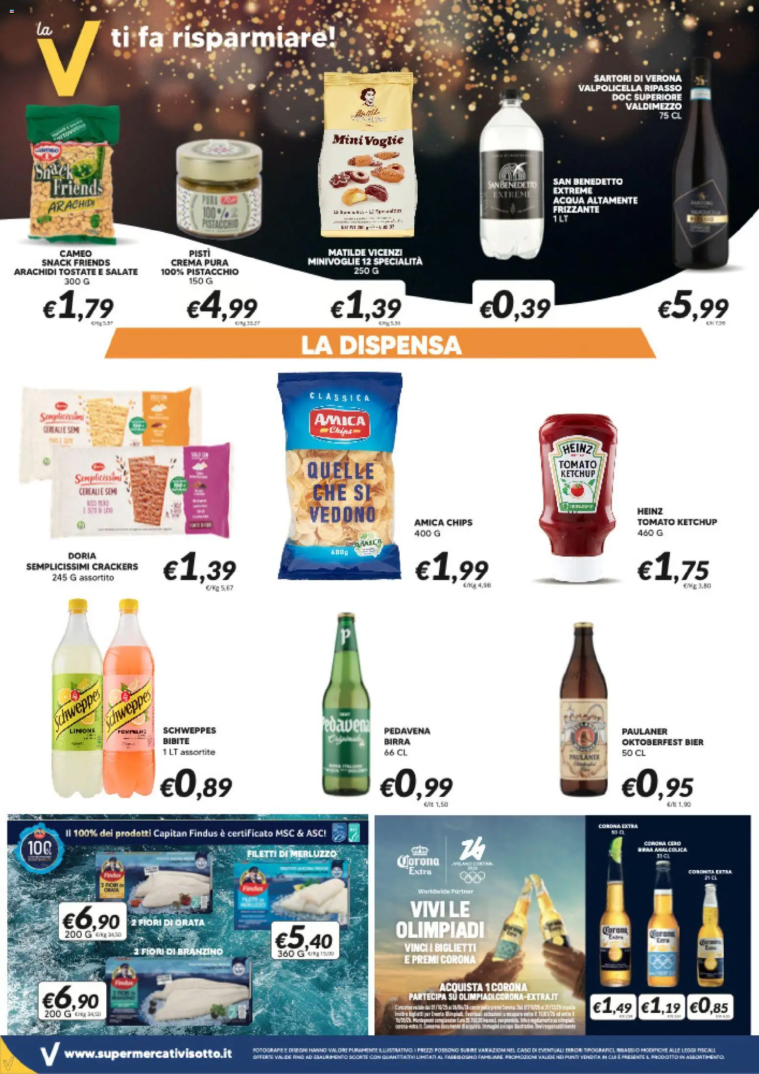 Volantino Visotto del 27.12.2025 | Pagina: 6 | Prodotti: Birra, Cereali, Acqua, Arachidi