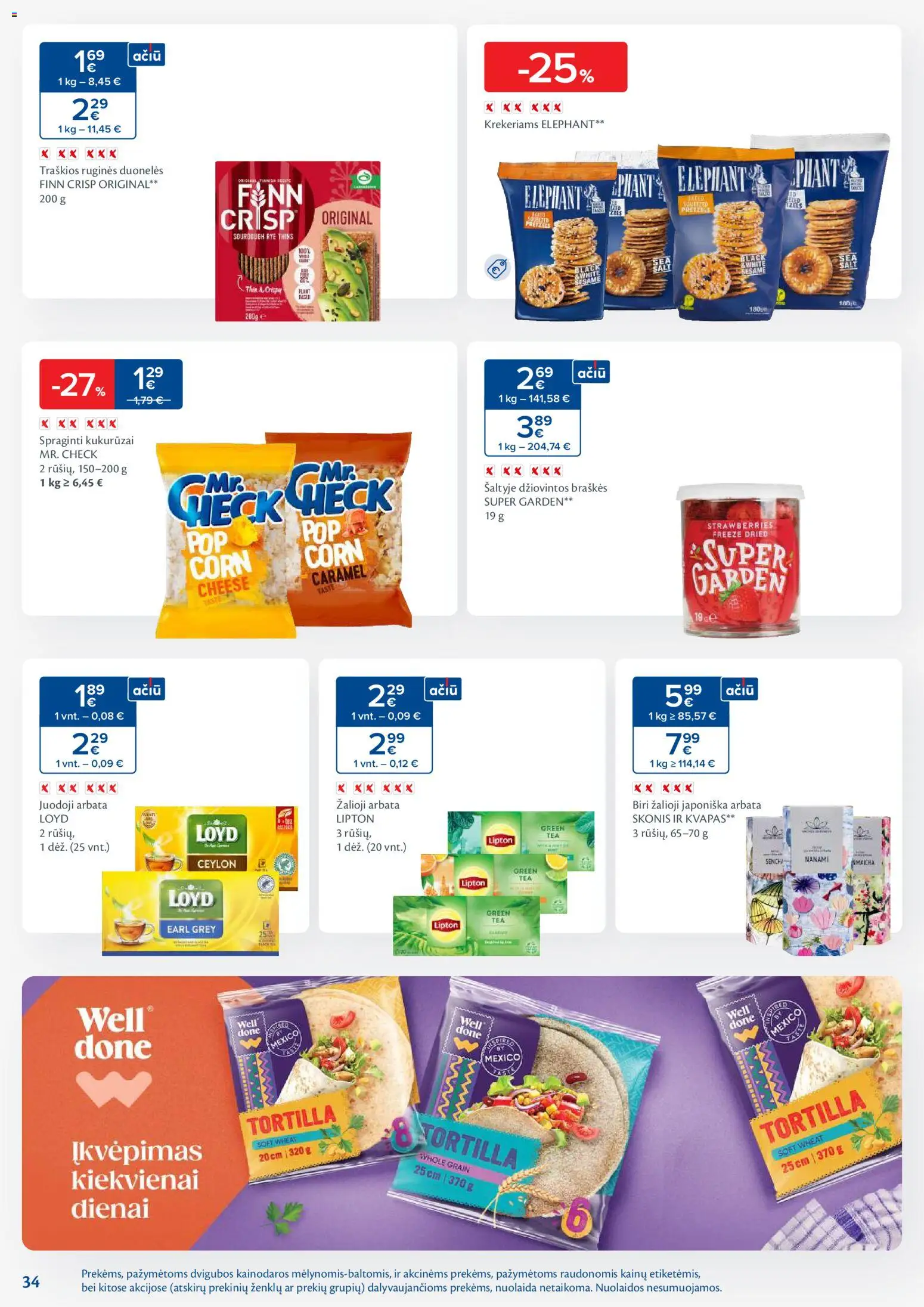 MAXIMA akcijos nuo 25.11.2025 | Puslapis: 34 | Prekių: Kukurūzai, Kvapas, Arbata, Braškės