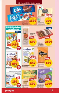 PENNY Akciós újság - amely érvényes a következő dátumtól: 05.02.2026 | Oldal: 14 | Termékek: Tökmag, Torta, Puffasztott rizs, Keksz