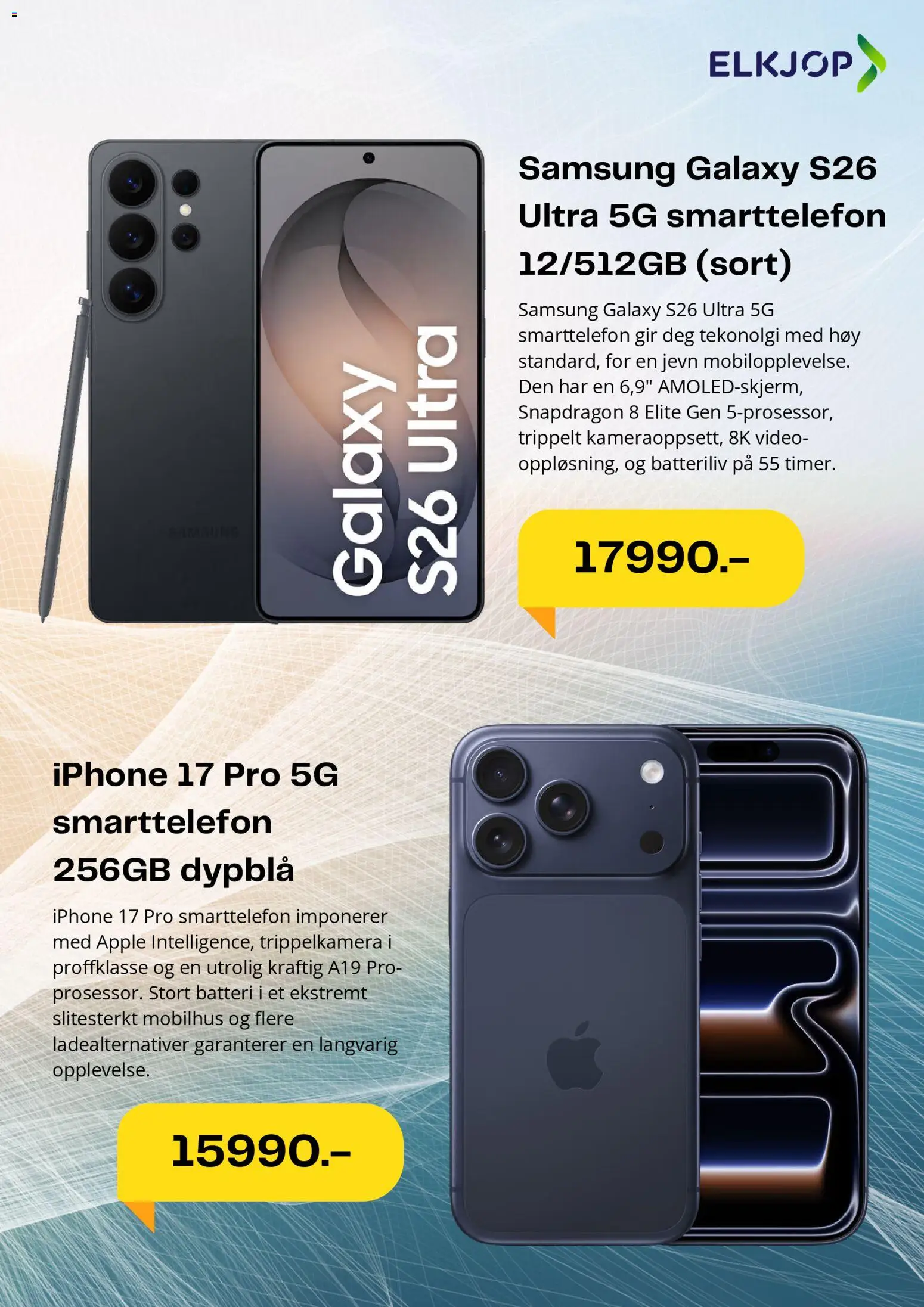 {H1} | Side: 4 | Produkter: Smarttelefon, Video, Batteri