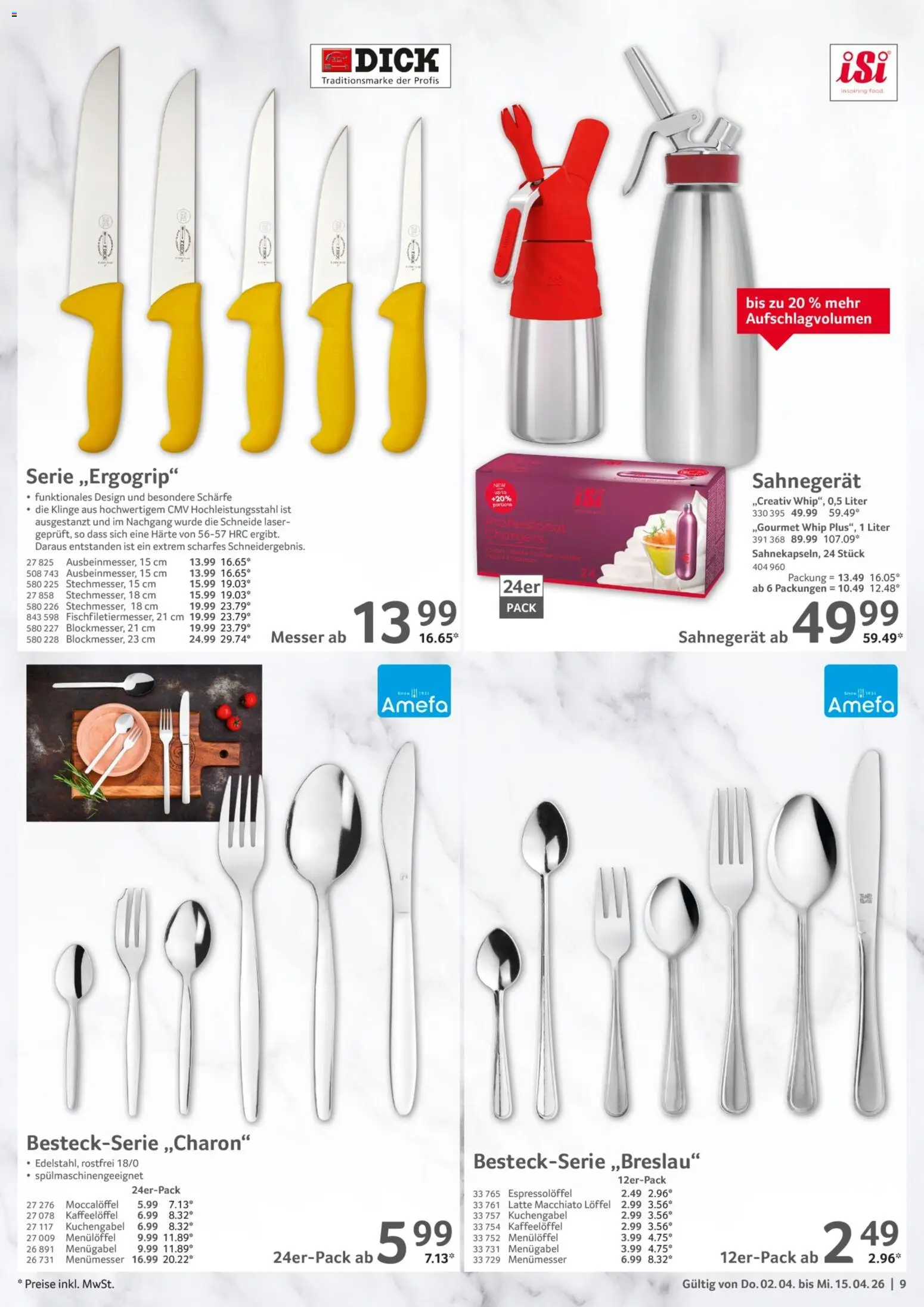 Selgros Gastronomie – gültig ab 02.04.2026 | Seite: 9