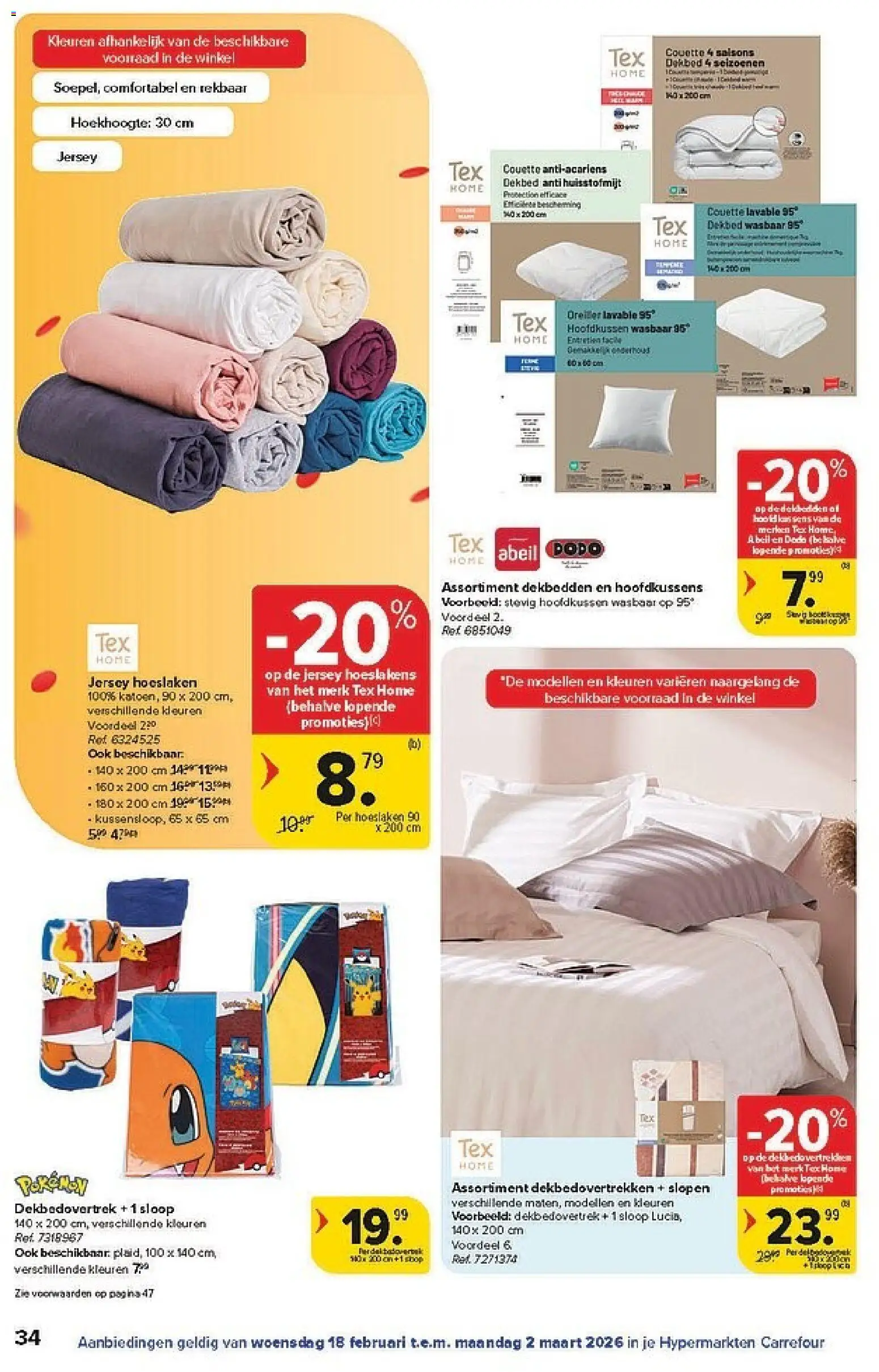 {H1} | Pagina: 34 | Producten: Dekbed