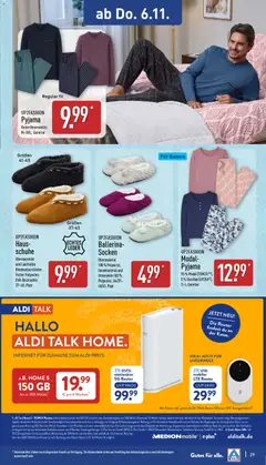Aldi Prospekt 	 ab 03.11.2025 gültig | Seite: 33 | Produkte: Up2fashion, Socken, Pyjama