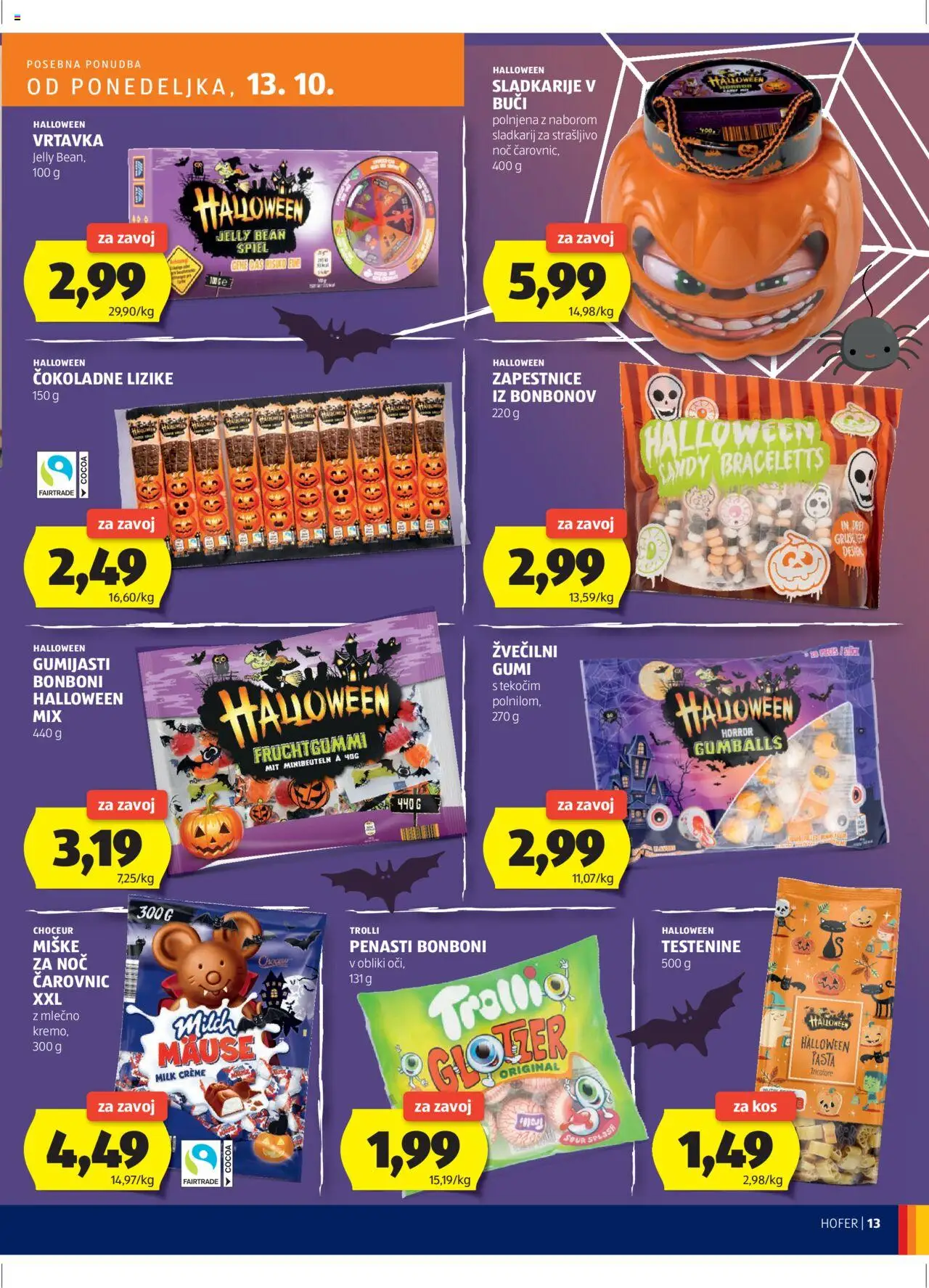 Hofer SI katalog | vrijedi od 09.10.2025 | Stranica: 13