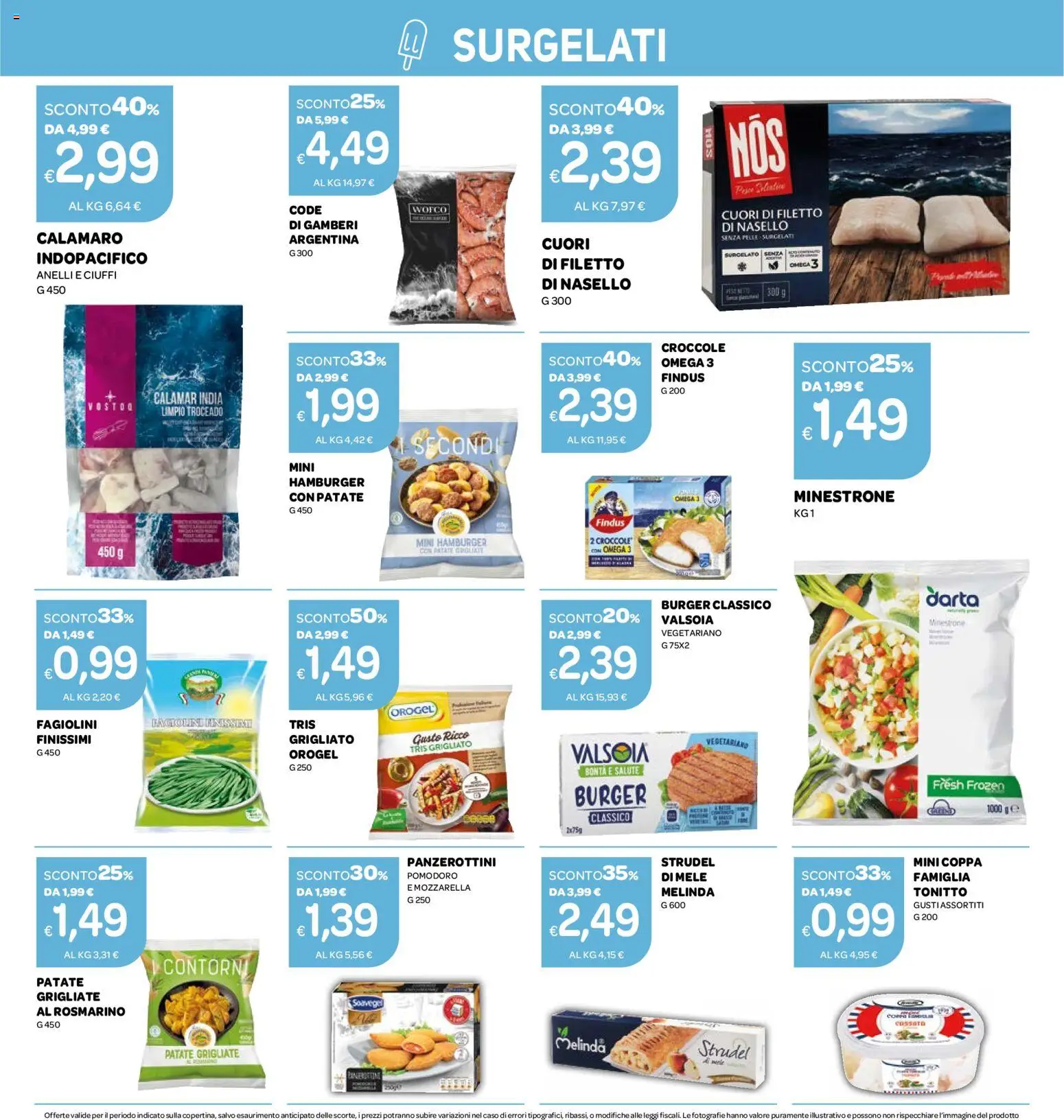 Volantino Ekom del 02.01.2026 | Pagina: 10 | Prodotti: Rosmarino, Mele, Gamberi, Hamburger