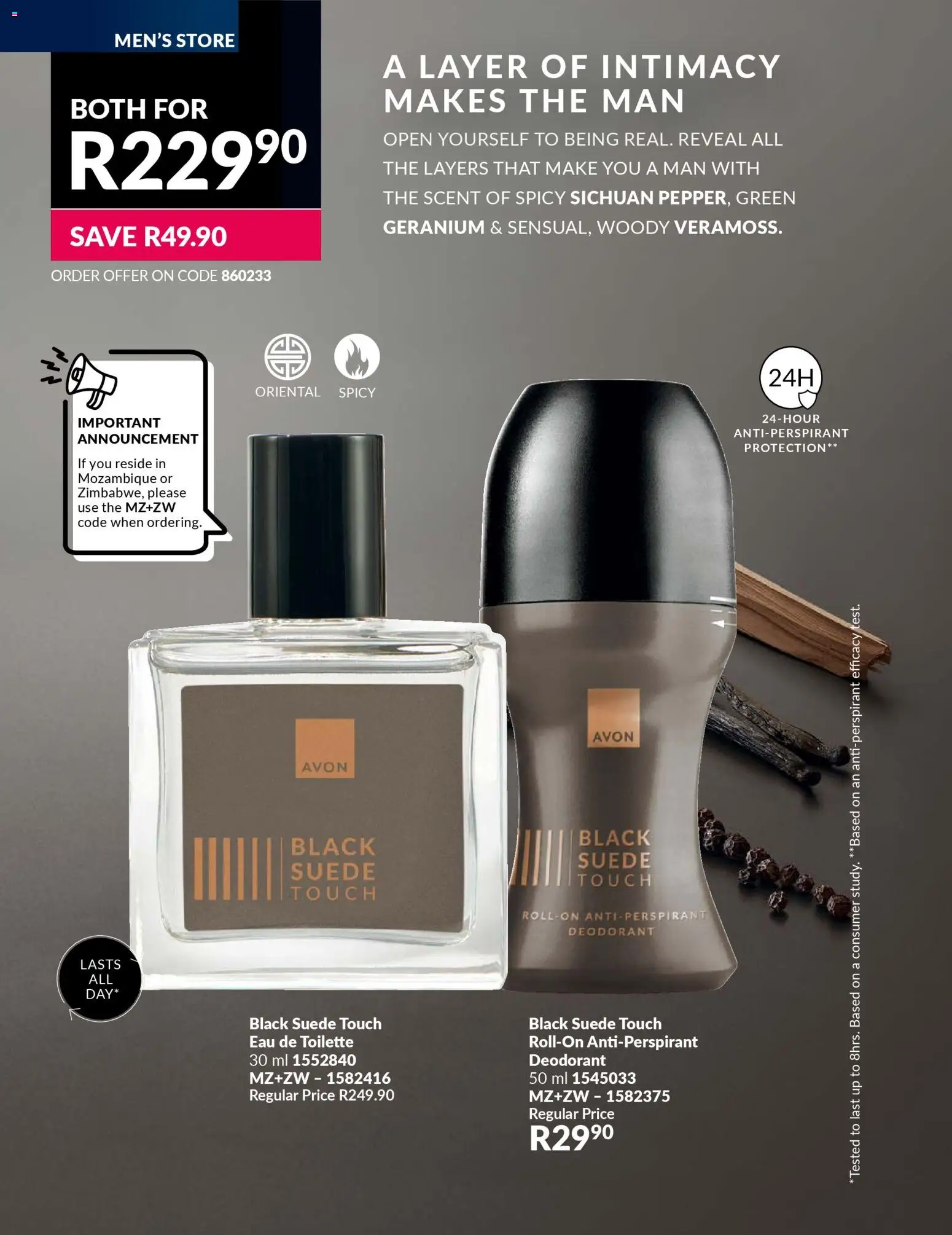 New Avon catalogue – valid from 31.01.2026 | Page: 88 | Products: Eau de toilette, Deodorant, Antiperspirant