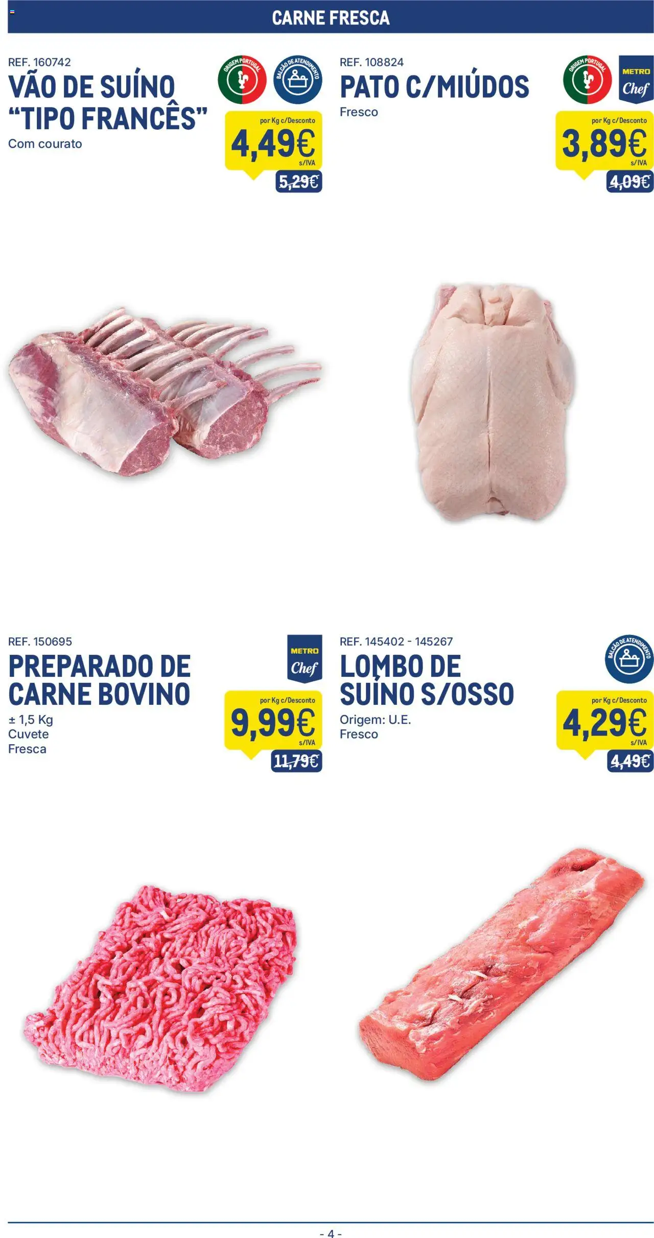 Makro folheto │ válido de 14.10.2025 | Página: 4 | Produtos: Lombo, Carne