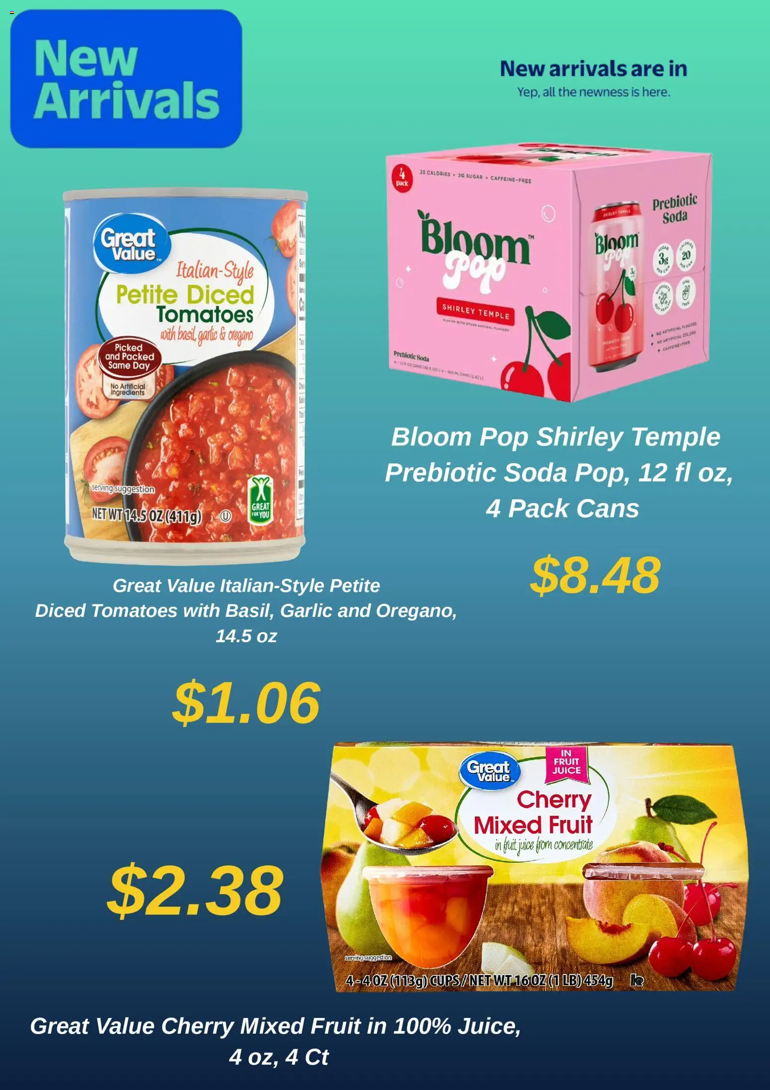 Walmart Catalogue valid from 03.11.2025 | Page: 4 | Products: Tomatoes, Garlic, Juice