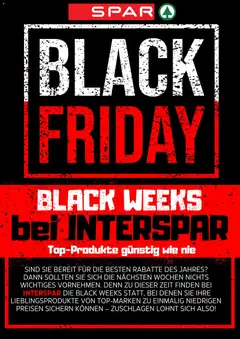 Spar - Black Friday ab 06.11.2025 gültig