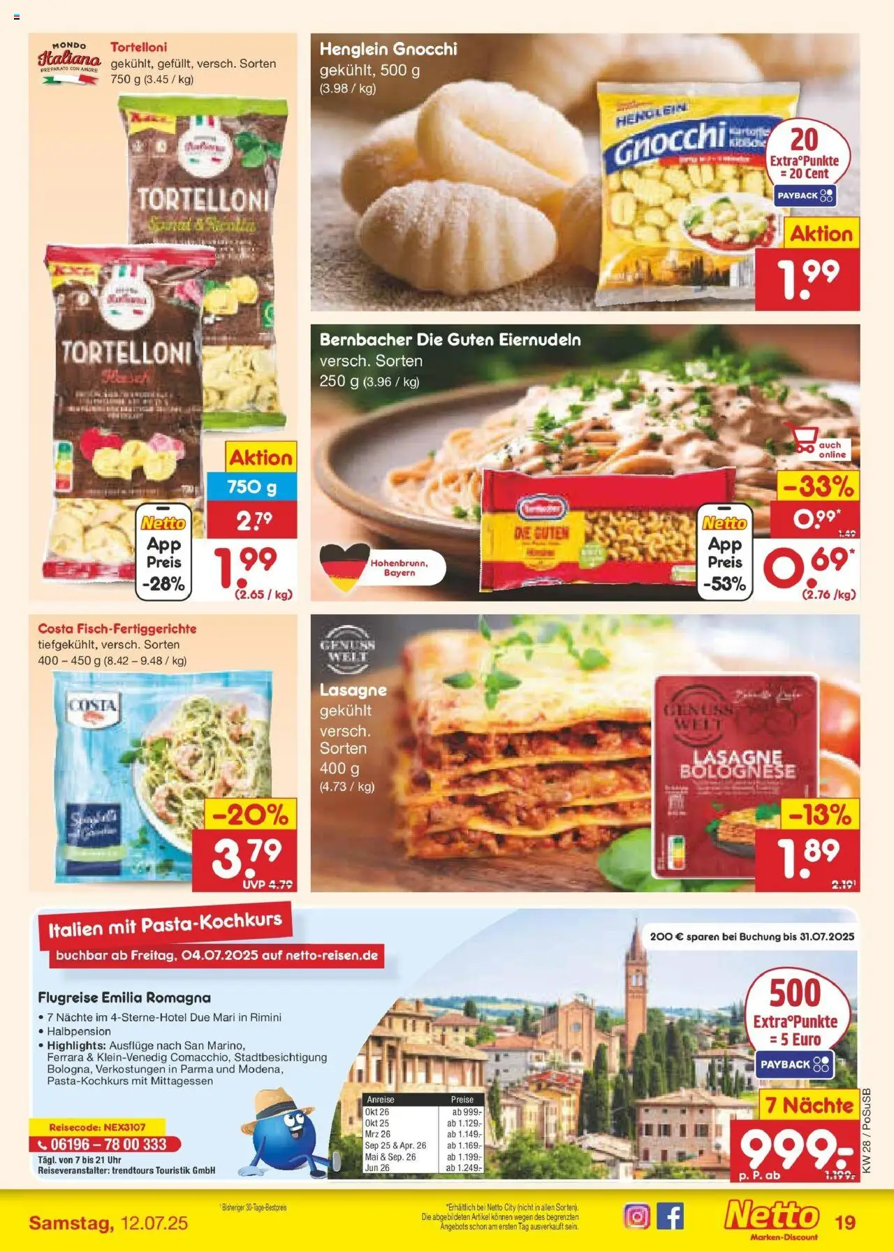 Netto Marken-Discount prospekt Regensburg	 - gültig ab dem 06.07.2025 | Seite: 25 | Produkte: Pasta, Uhr