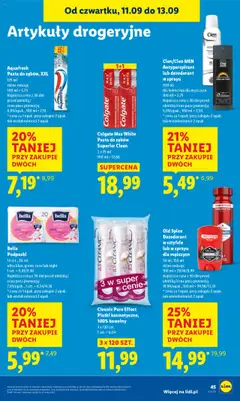 Cien/Cien MEN Antyperspirant lub dezodorant w sprayu, 200 ml dla kobiet lub dla mężczyzn od 11.09.2025 | Strona: 51 | Produkty: Płatki, Dezodorant, Antyperspirant, Pasta do zębów