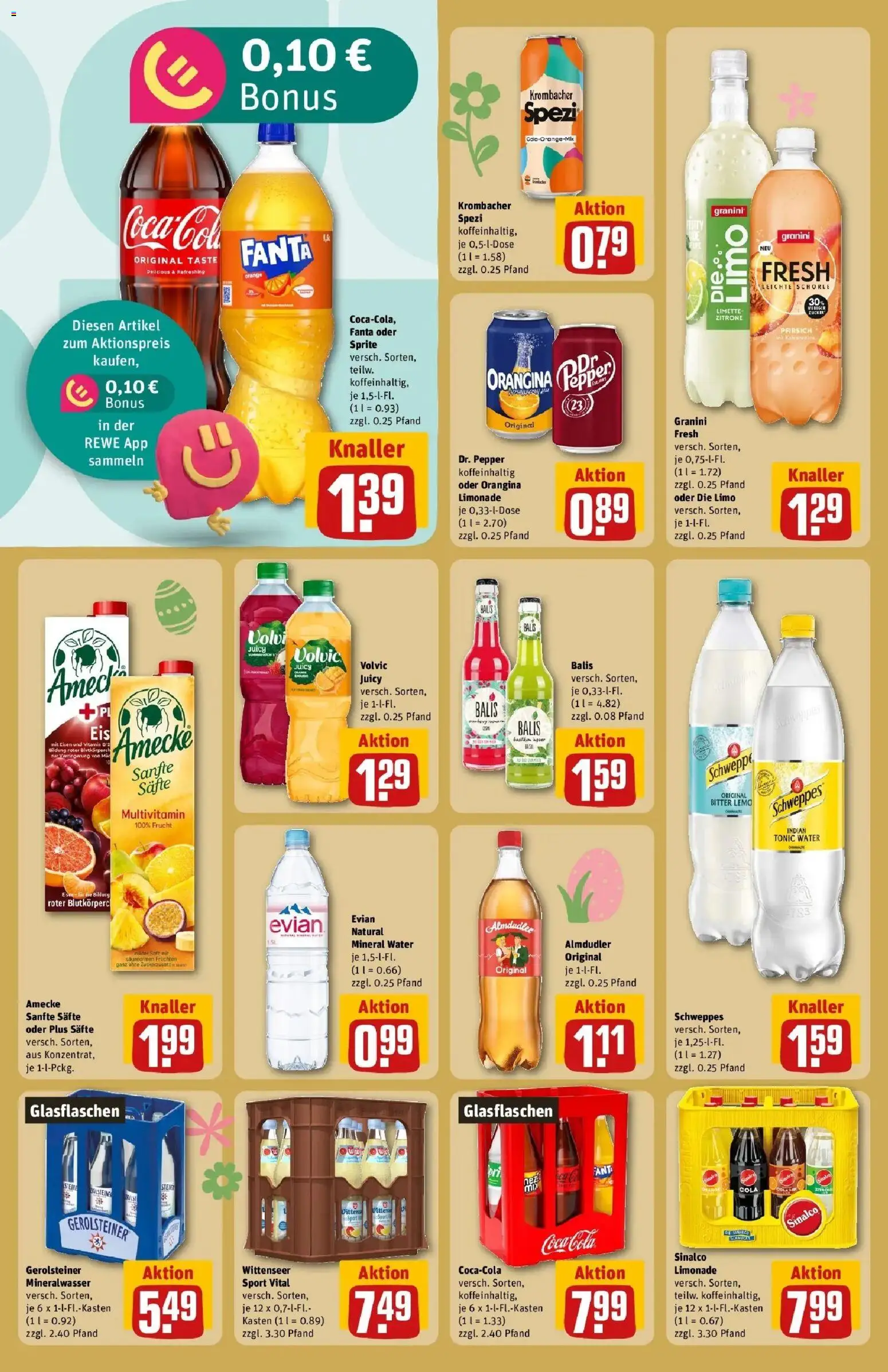 Rewe Prospekt Schenefeld	 – gültig ab 15.03.2026 | Seite: 20 | Produkte: Sprite, Cola, Granini, Gerolsteiner