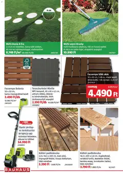 Bauhaus akciós újság - amely érvényes a következő dátumtól: 02.04.2026 | Oldal: 16 | Termékek: Műfű, Járólap, Csempe