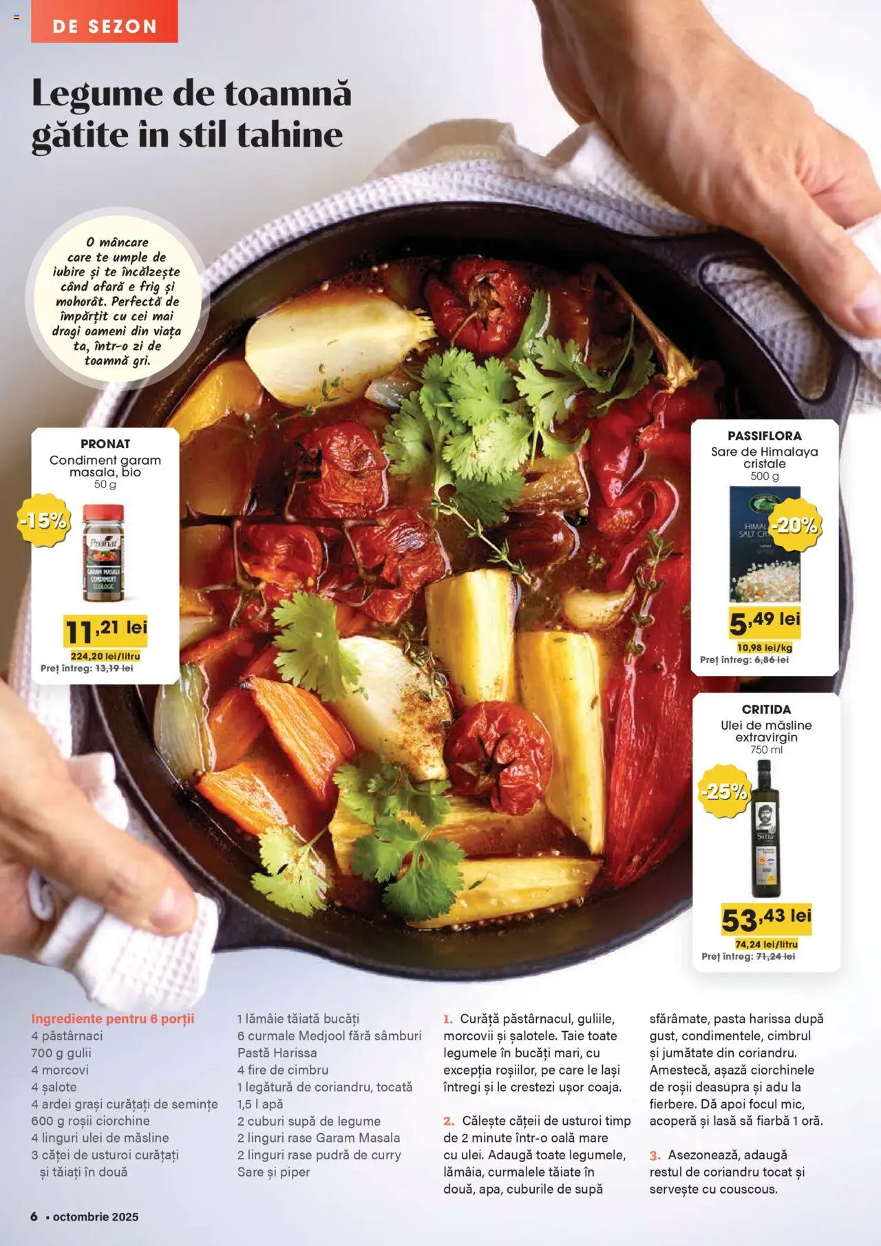 Noul catalog Mega Image – valabil de la 02.10.2025 | Pagină: 6 | Produse: Linguri, Oală, Ulei, Lămâie
