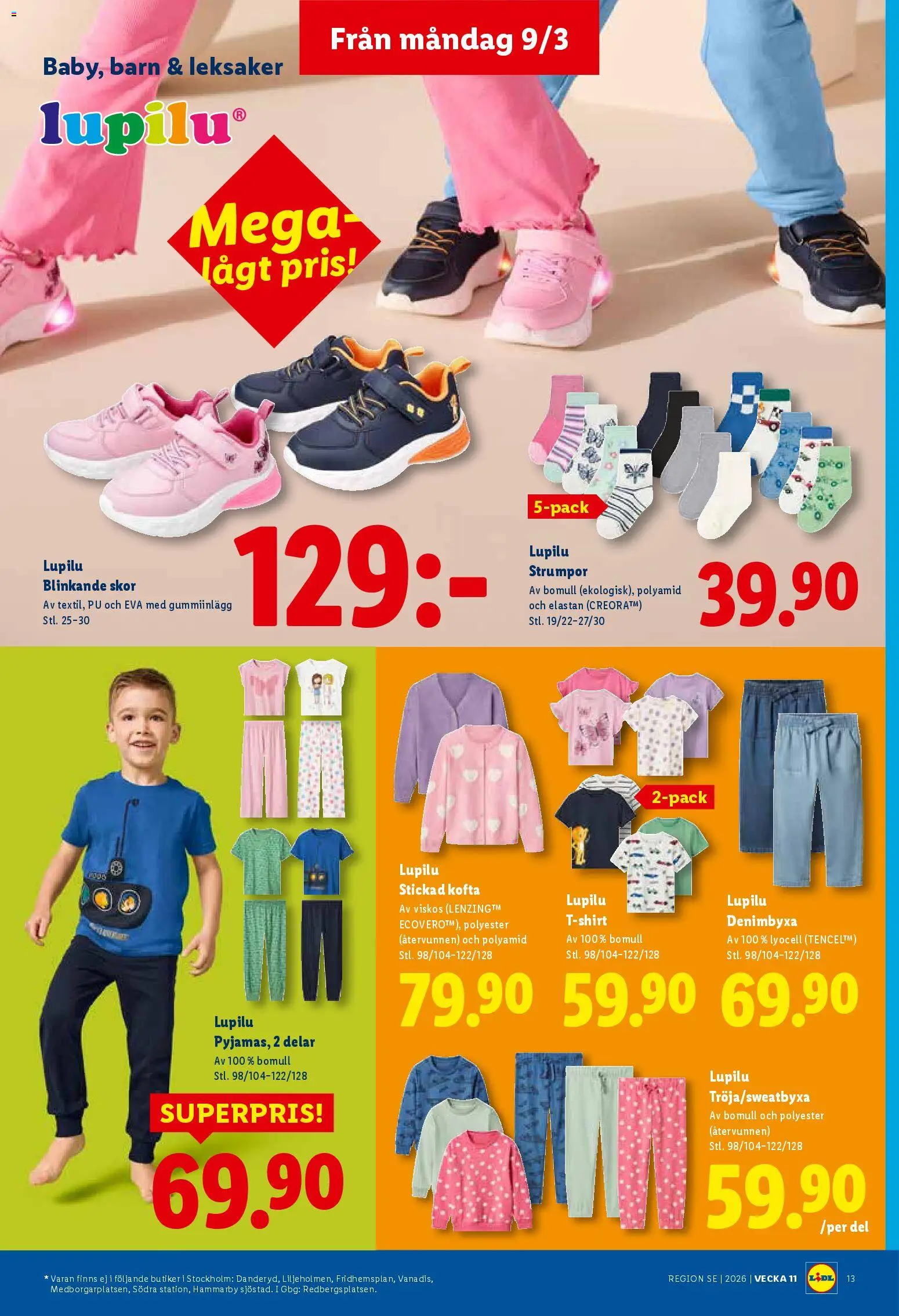 Lidl reklamblad aktuell från 09.03.2026 | Sida: 15 | Produkter: Strumpor, Kofta
