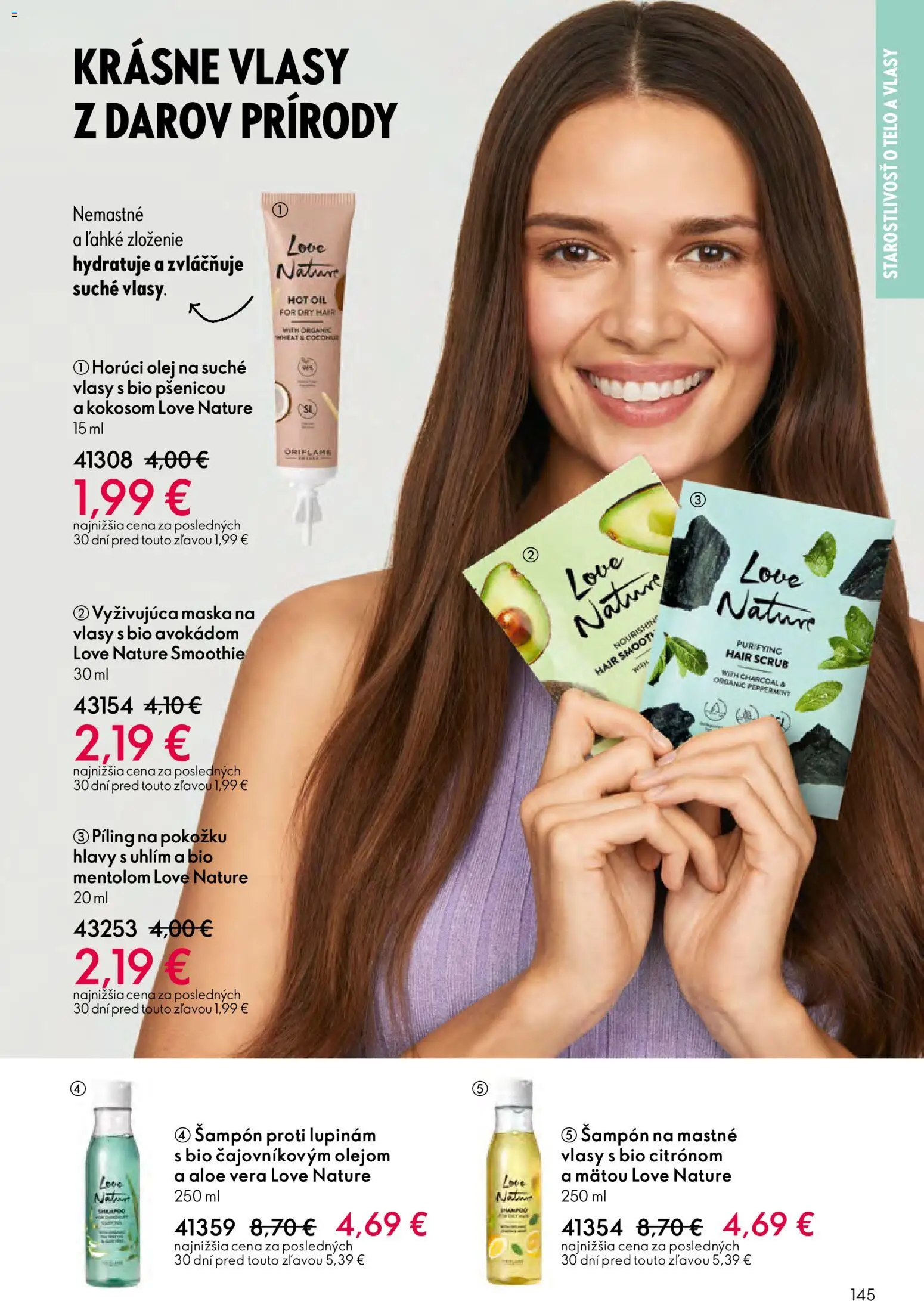 Nové Oriflame akcie – leták je platný od 12.11.2025 | Strana: 145 | Produkty: Olej, Šampón, Maska na vlasy, Maska