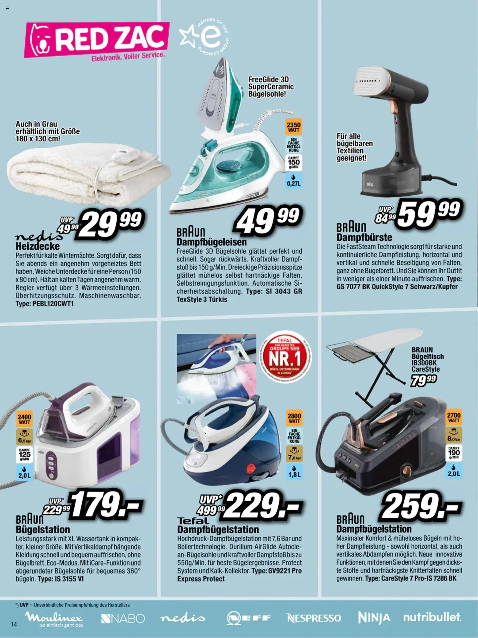 RED ZAC Flugblatt gültig ab 26.01.2026 | Seite: 14 | Produkte: Bett