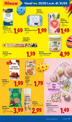 Milbona Slagroom XXL, minstens 30% vet, 500 g - Voorbeeld van een folder van Lidl, geldig van 23.03.2026 | Pagina: 17 | Producten: Slagroom, Fruit, Crème, Eieren