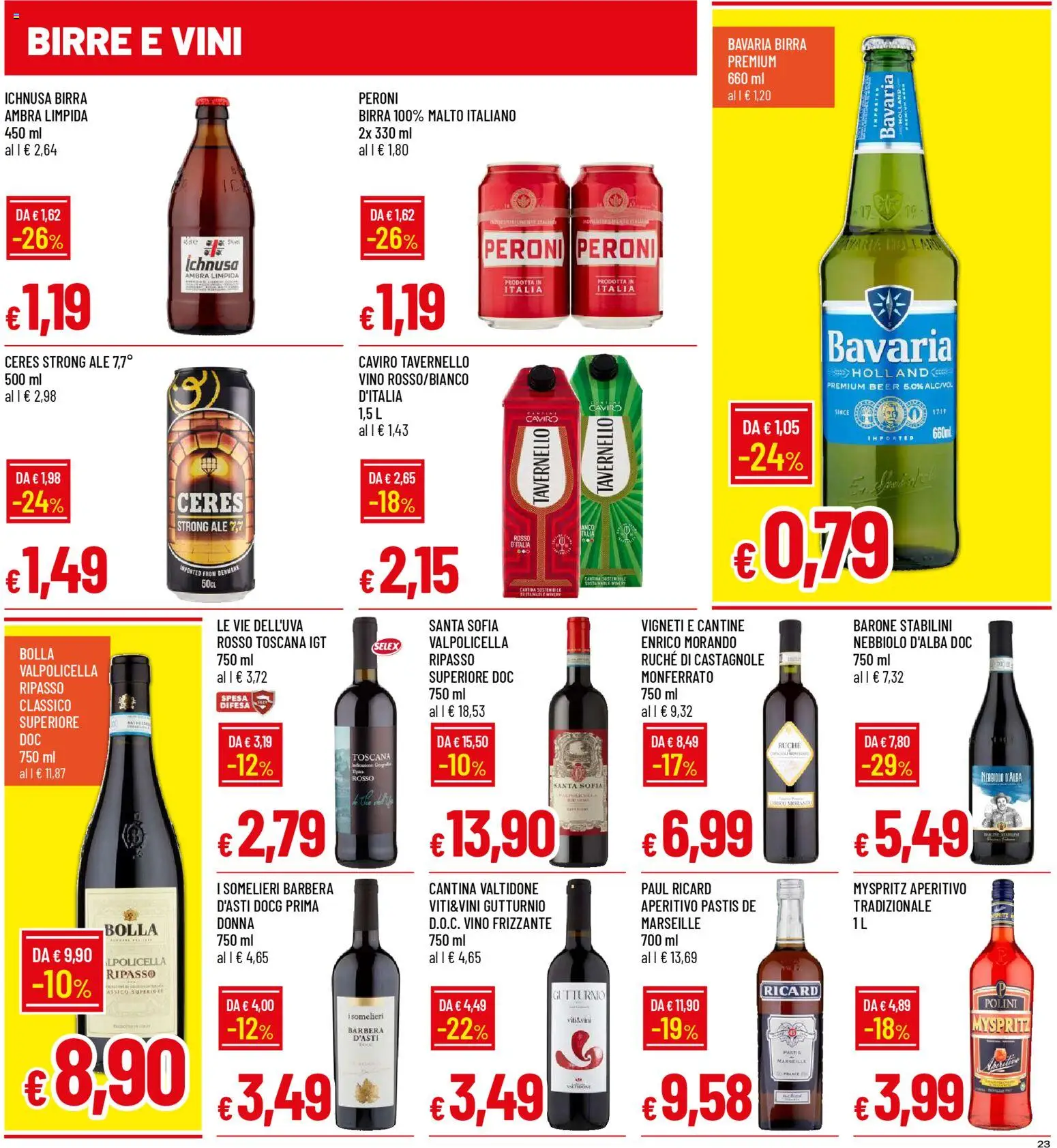 Volantino Galassia del 01.12.2025 | Pagina: 23 | Prodotti: Birra, Vino, Ceres, Aperitivo