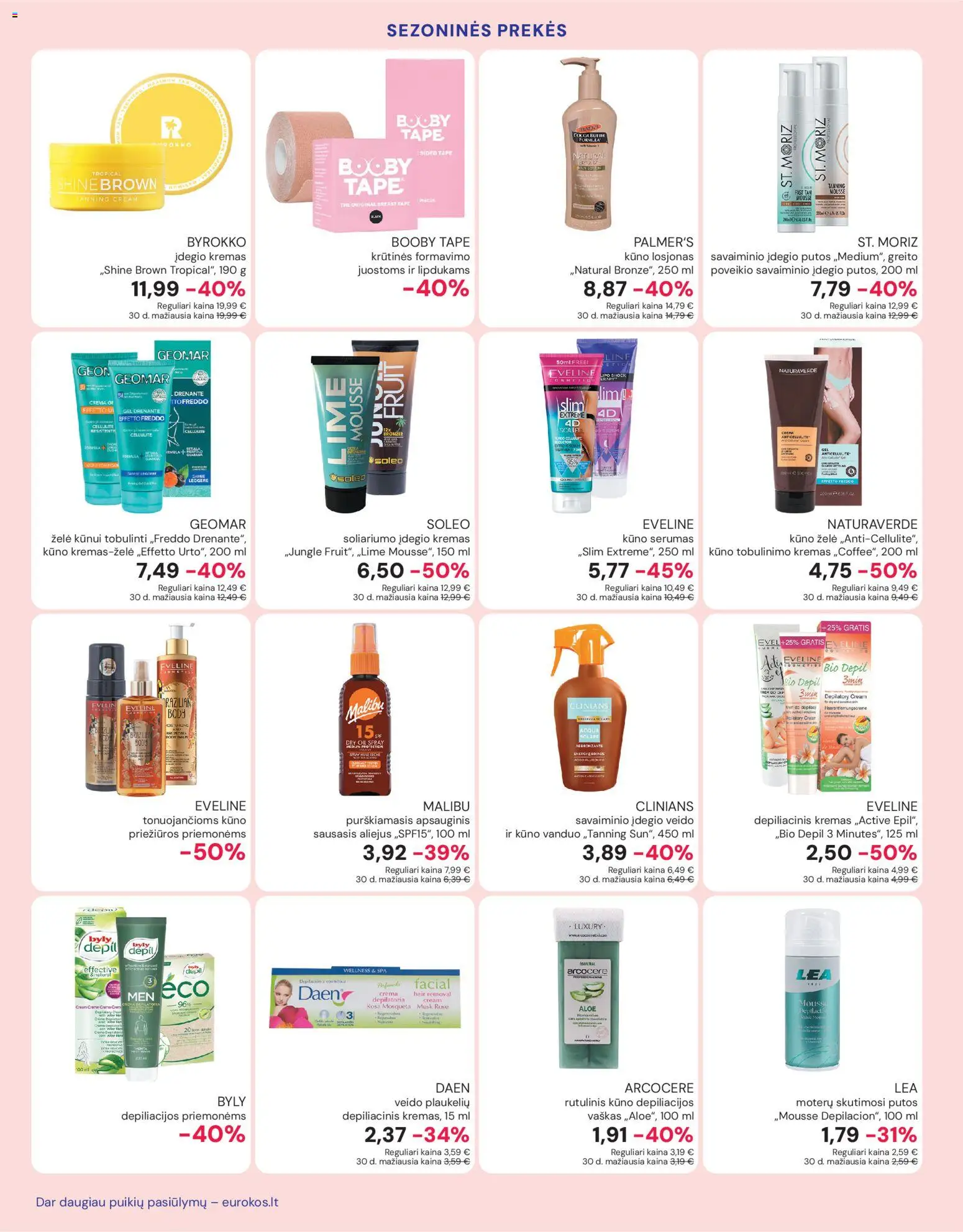 Eurokos akcijos nuo 26.02.2026 | Puslapis: 14 | Prekių: Kremas, Skutimosi putos, Aliejus