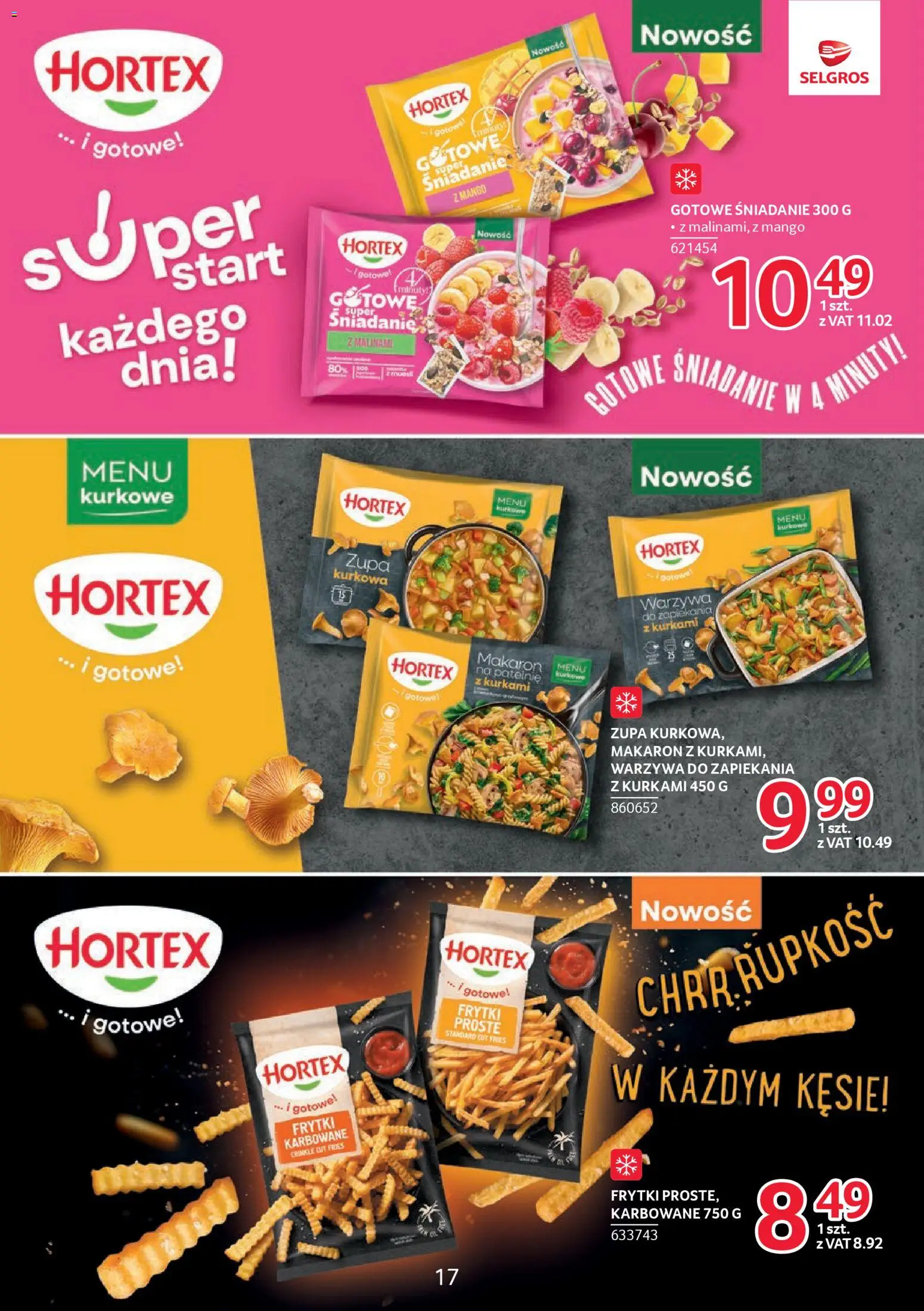 Selgros cash&carry Gazetka - Markowe produkty od 04.12.2025 | Strona: 17 | Produkty: Mango, Patelnie, Frytki, Warzywa