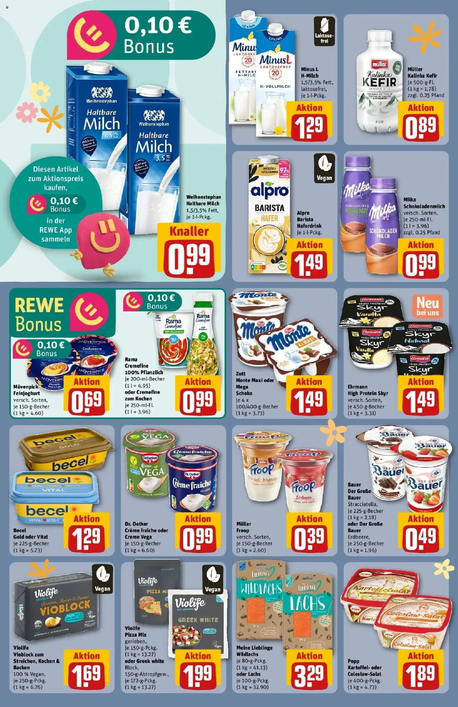 Rewe Prospekt Erkelenz	 – gültig ab 30.03.2026 | Seite: 20 | Produkte: Rama, Milka, Creme, Haferdrink