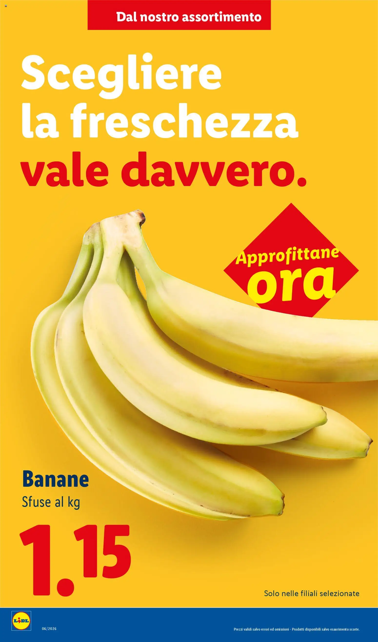 Volantino Lidl del 02.02.2026 | Pagina: 4 | Prodotti: Banane