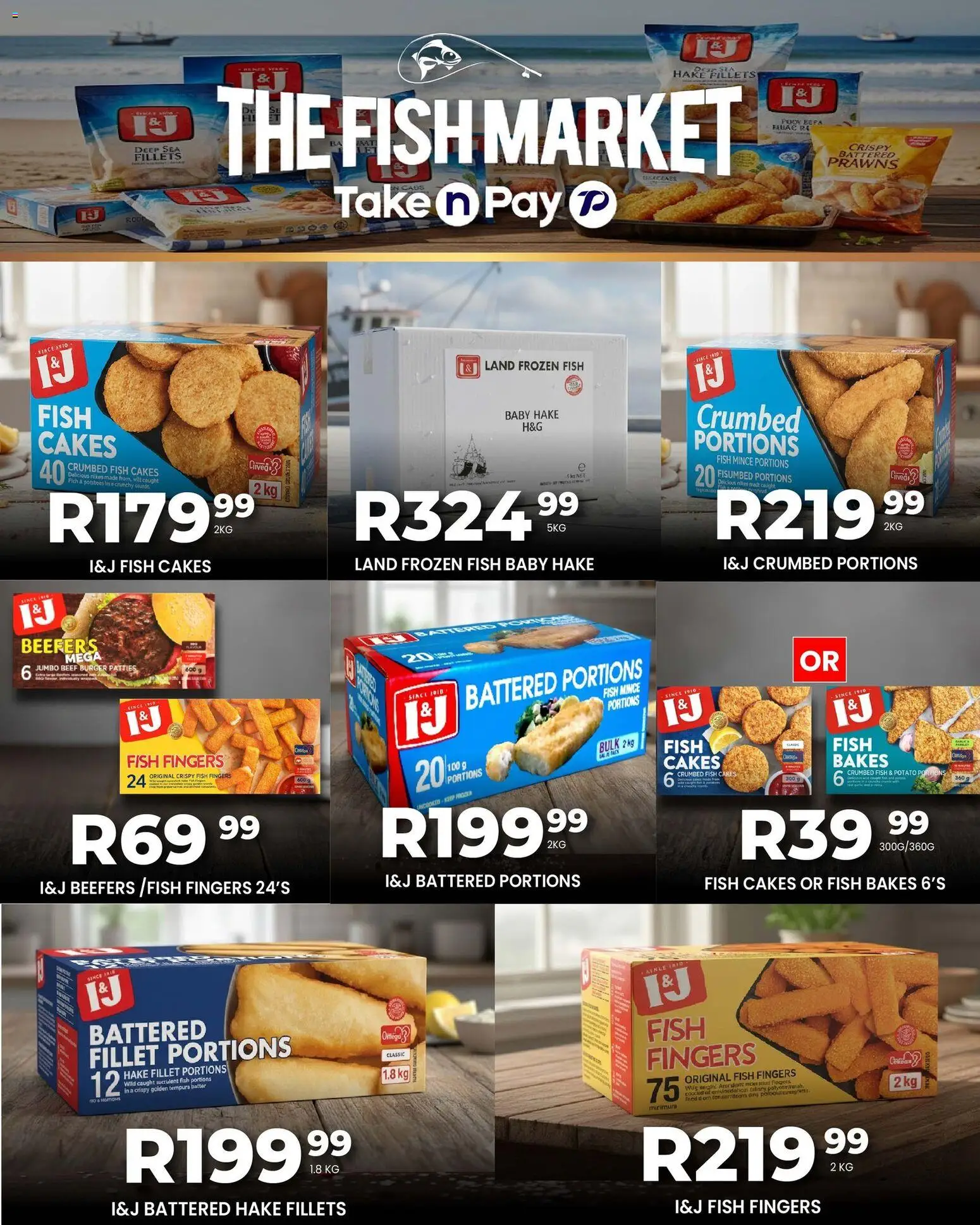 New Take n Pay catalogue – valid from 08.12.2025 | Page: 8 | Products: Fish, Beef