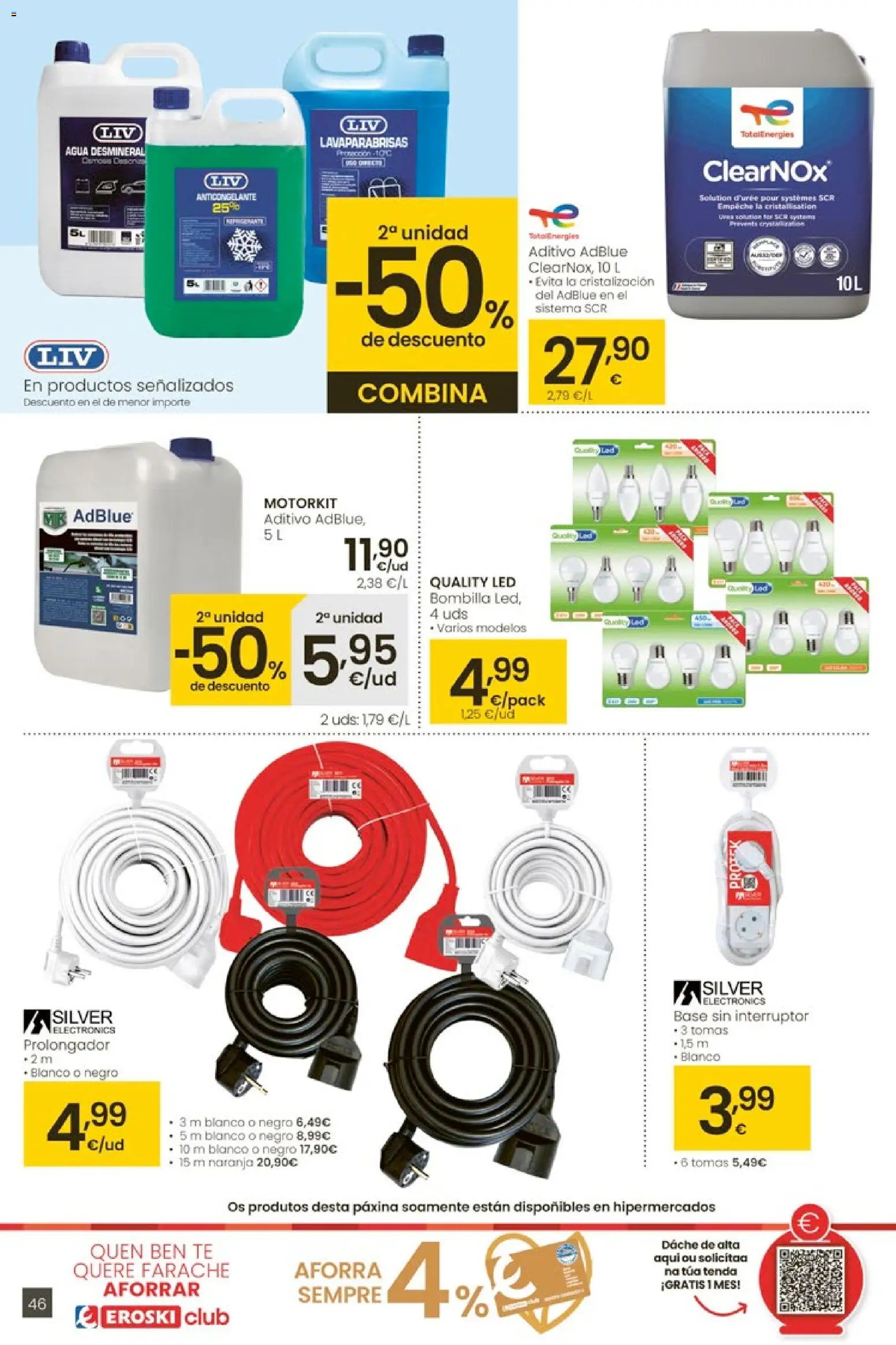 Eroski - 50 de descuento │ válido desde el 26.02.2026 | Página: 46 | Productos: Té, Bombilla