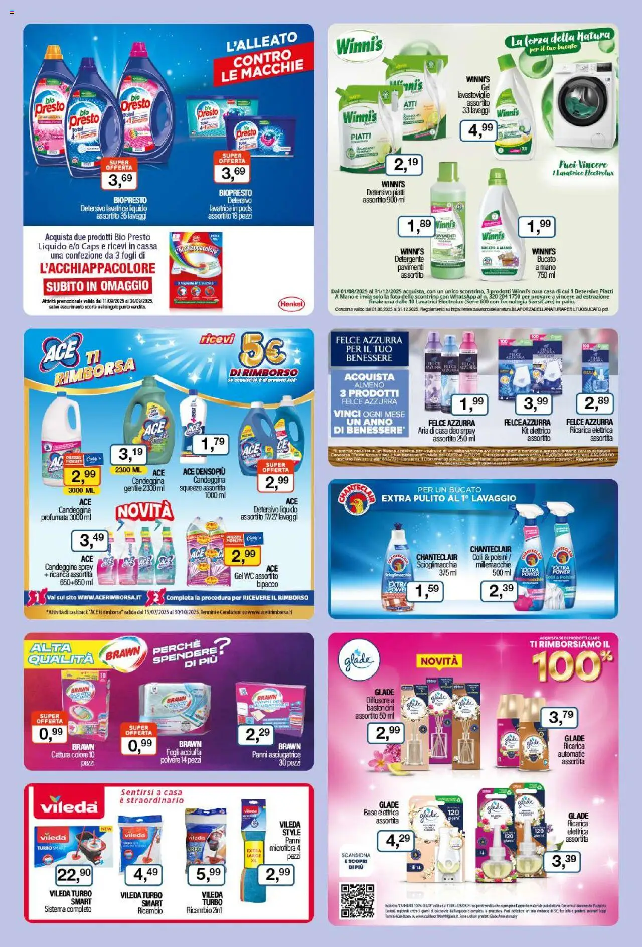 Volantino Caddy's del 11.09.2025 | Pagina: 18 | Prodotti: Detergente, Lavatrice, Lavastoviglie, WC