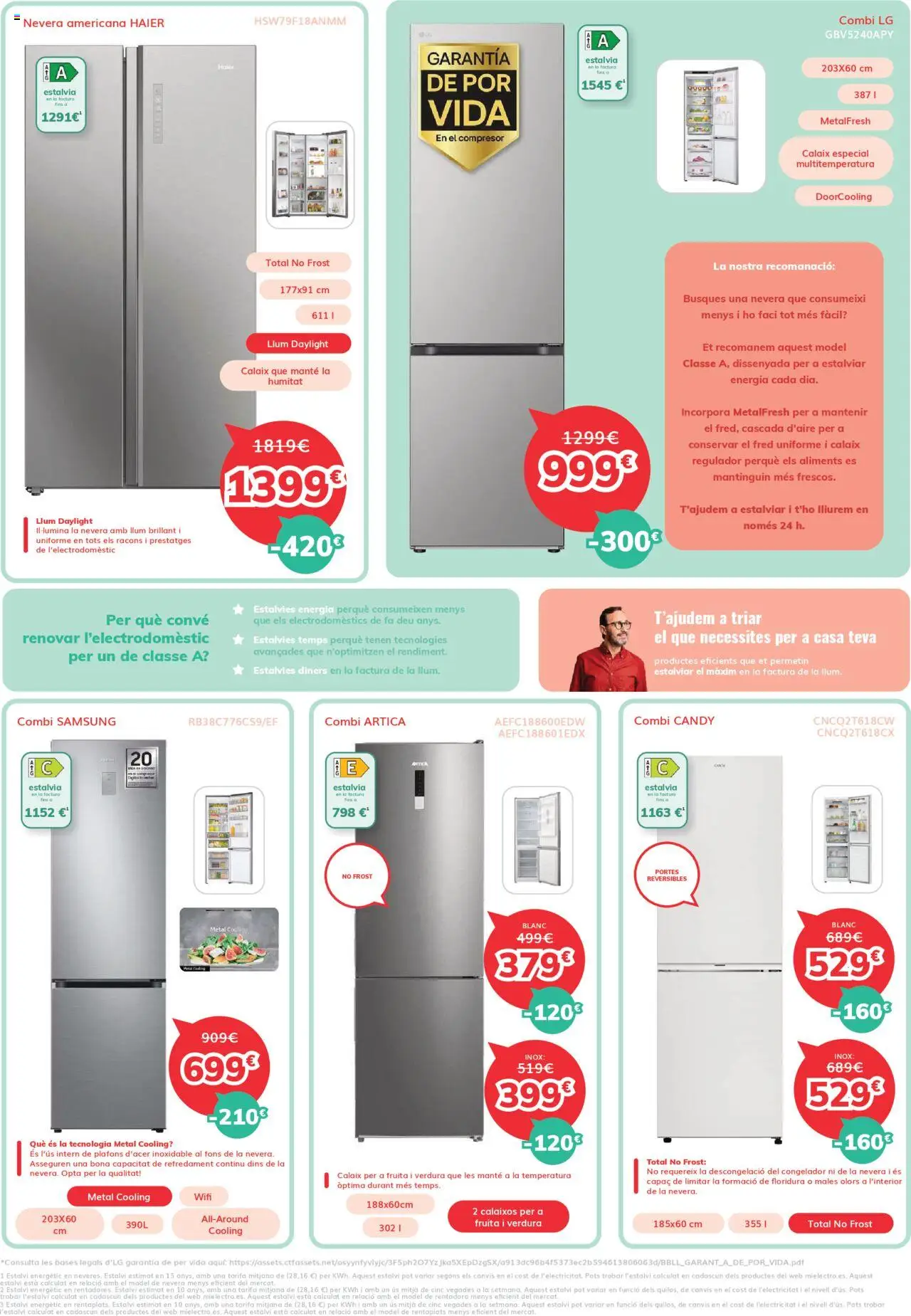 Mi Electro folleto Catalan │ válido desde el 01.10.2025 | Página: 2 | Productos: Congelador, Combi, Nevera