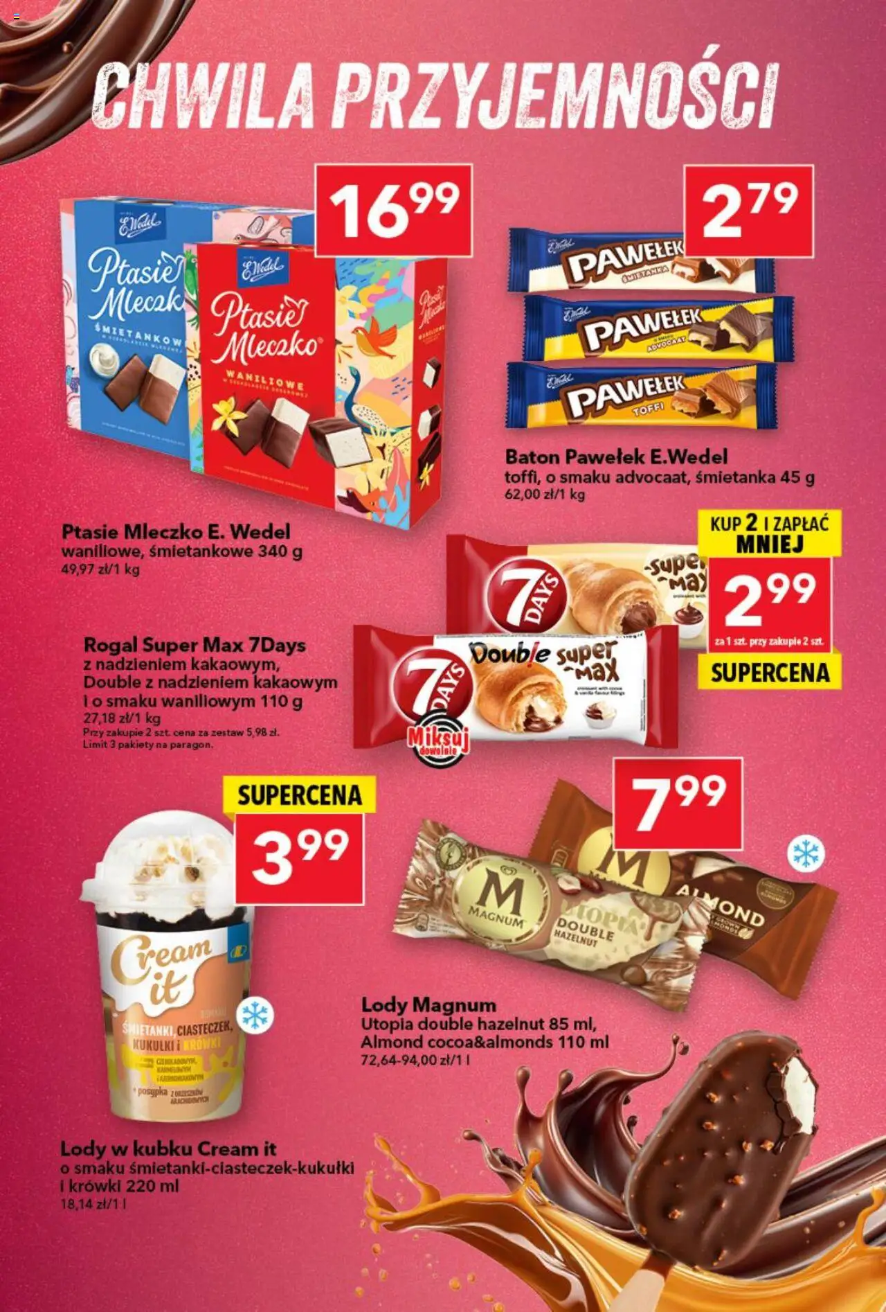 Lewiatan gazetka od 05.06.2025 | Strona: 9 | Produkty: Baton, Lody Magnum, Lody, Krówki