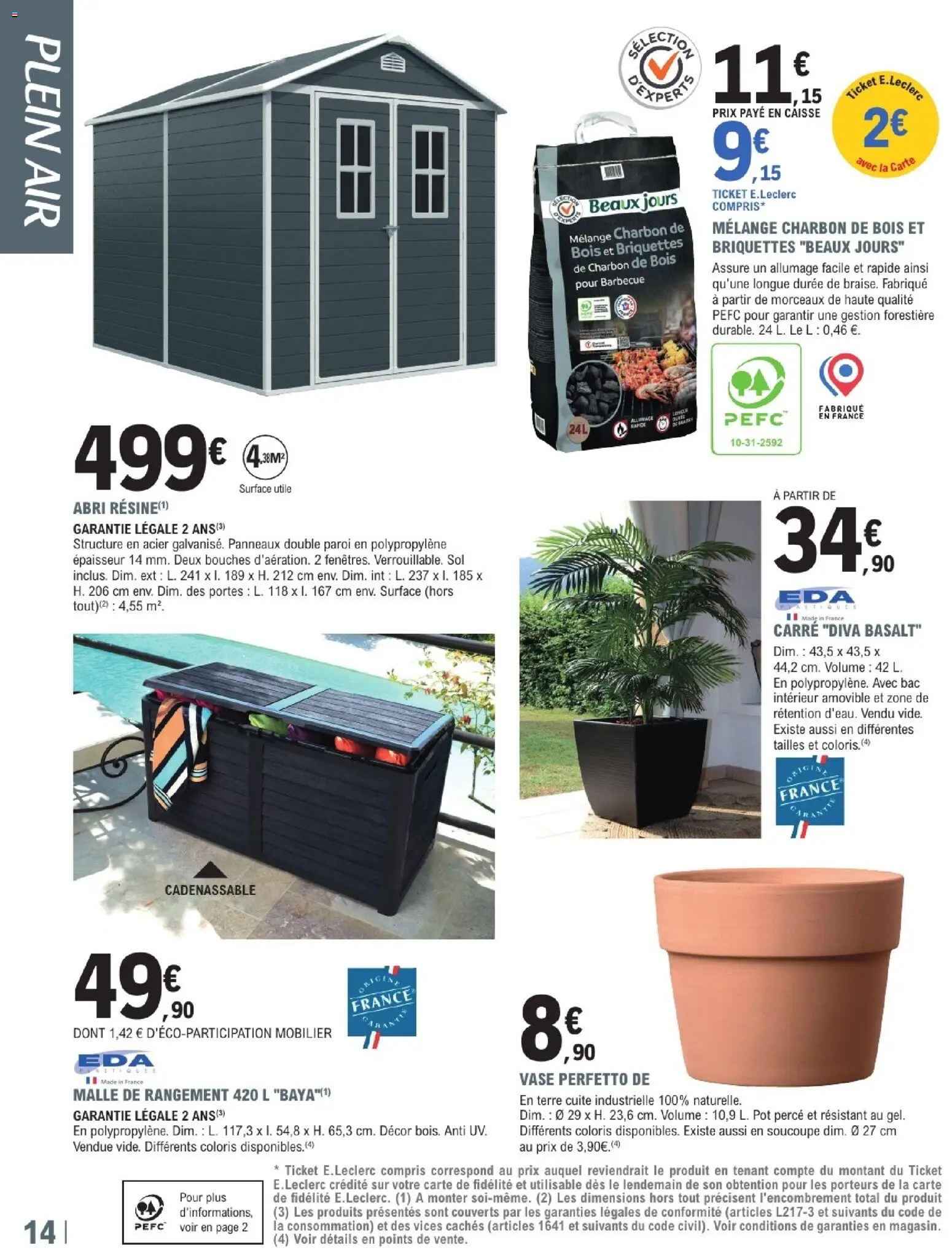 {H1} | Page: 14 | Produits: Charbon De Bois, Barbecue, Portes, Vase