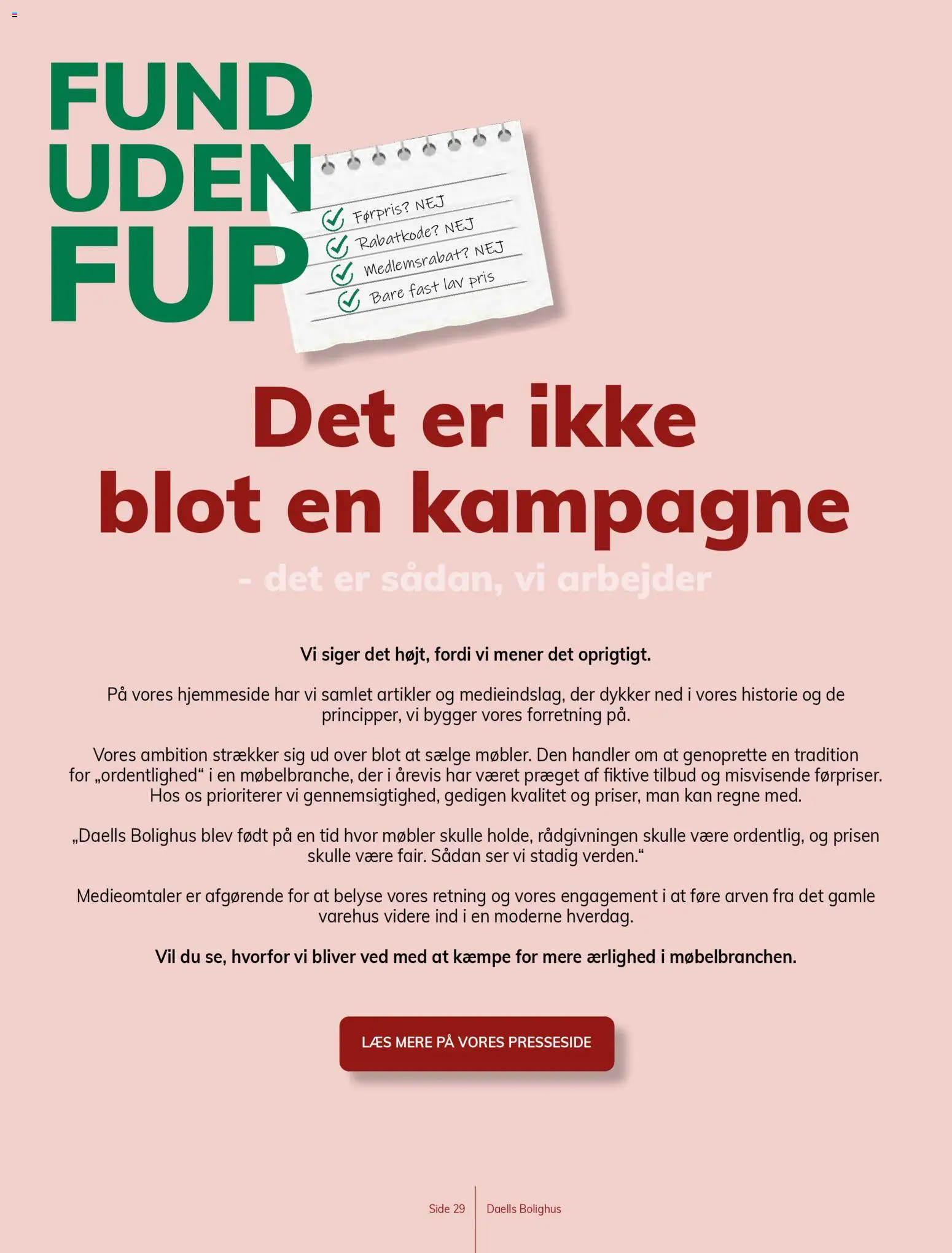 Daells Bolighus tilbudsavis – gyldig fra 28.01.2026 | Side: 29